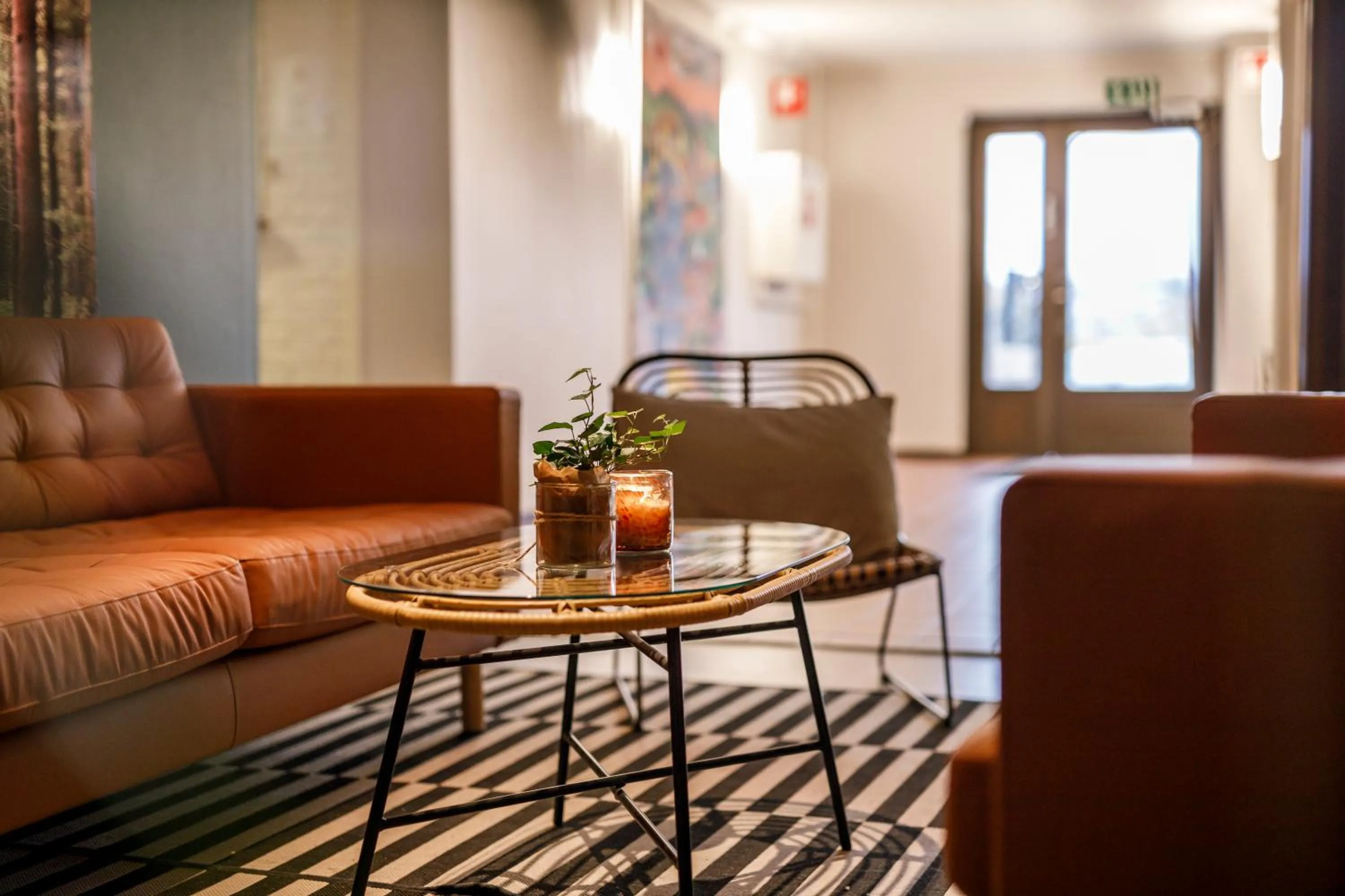 Lobby or reception in Hotell Nyboholm