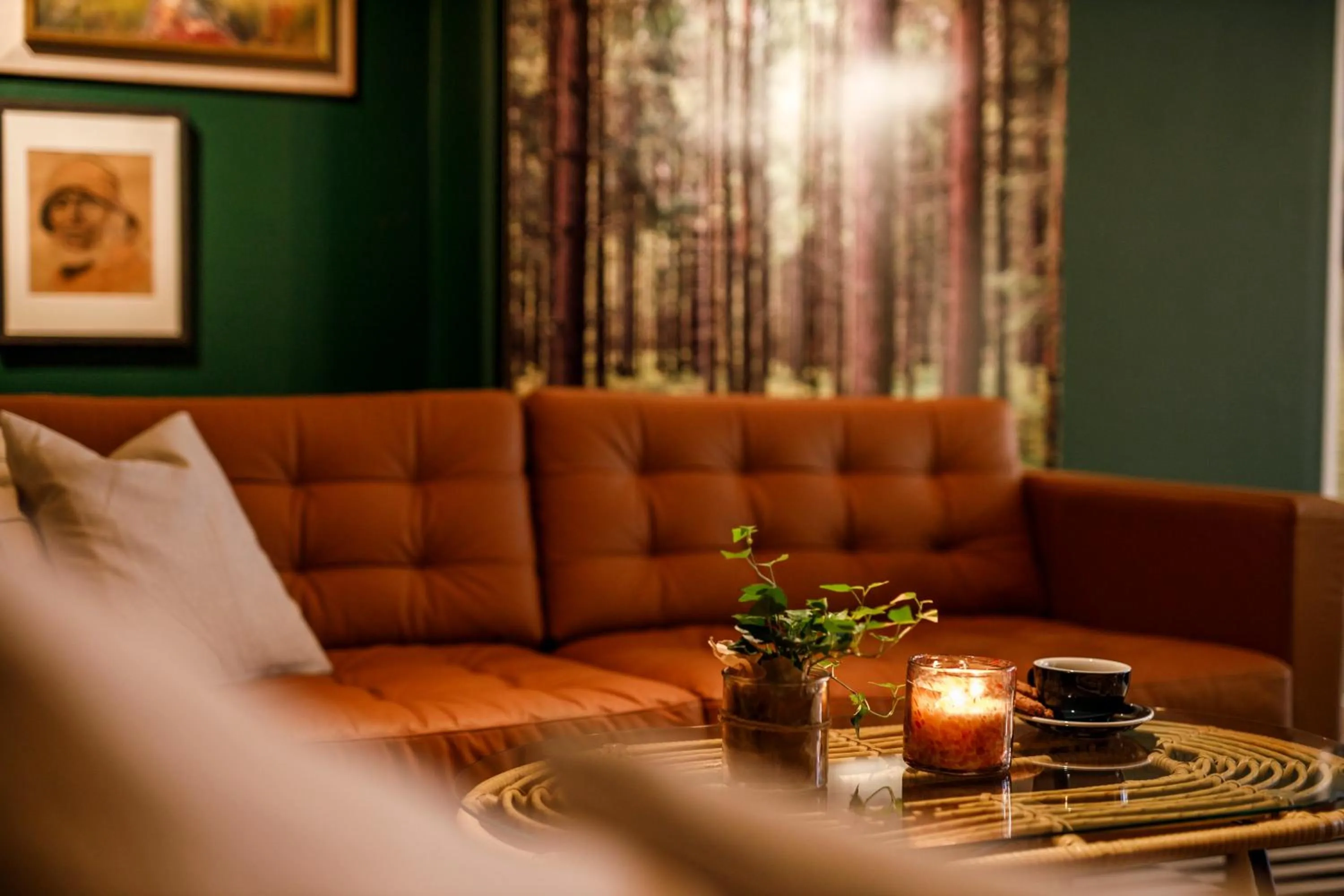 Lobby or reception in Hotell Nyboholm