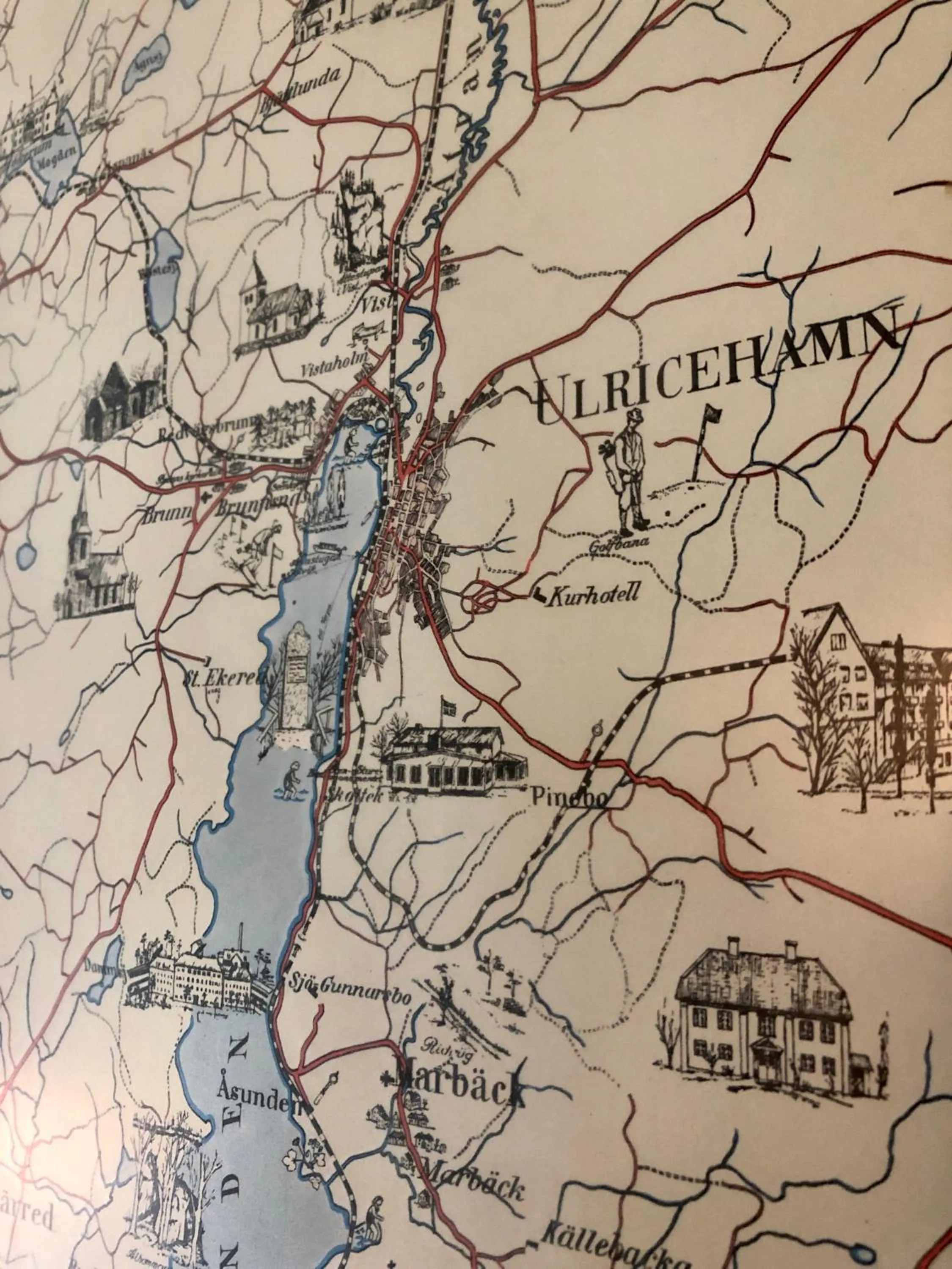 Decorative detail in Hotell Nyboholm