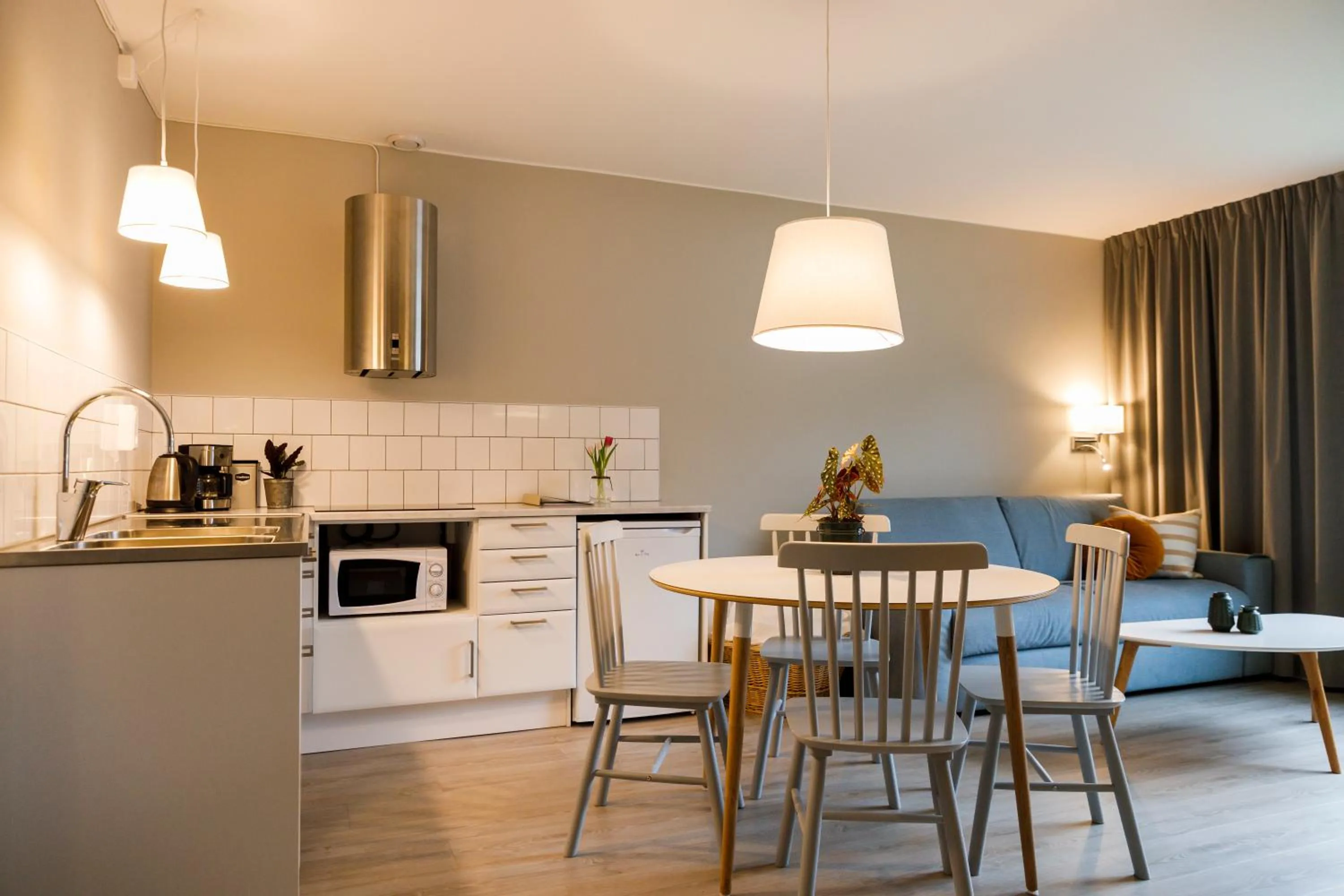 Kitchen or kitchenette in Hotell Nyboholm