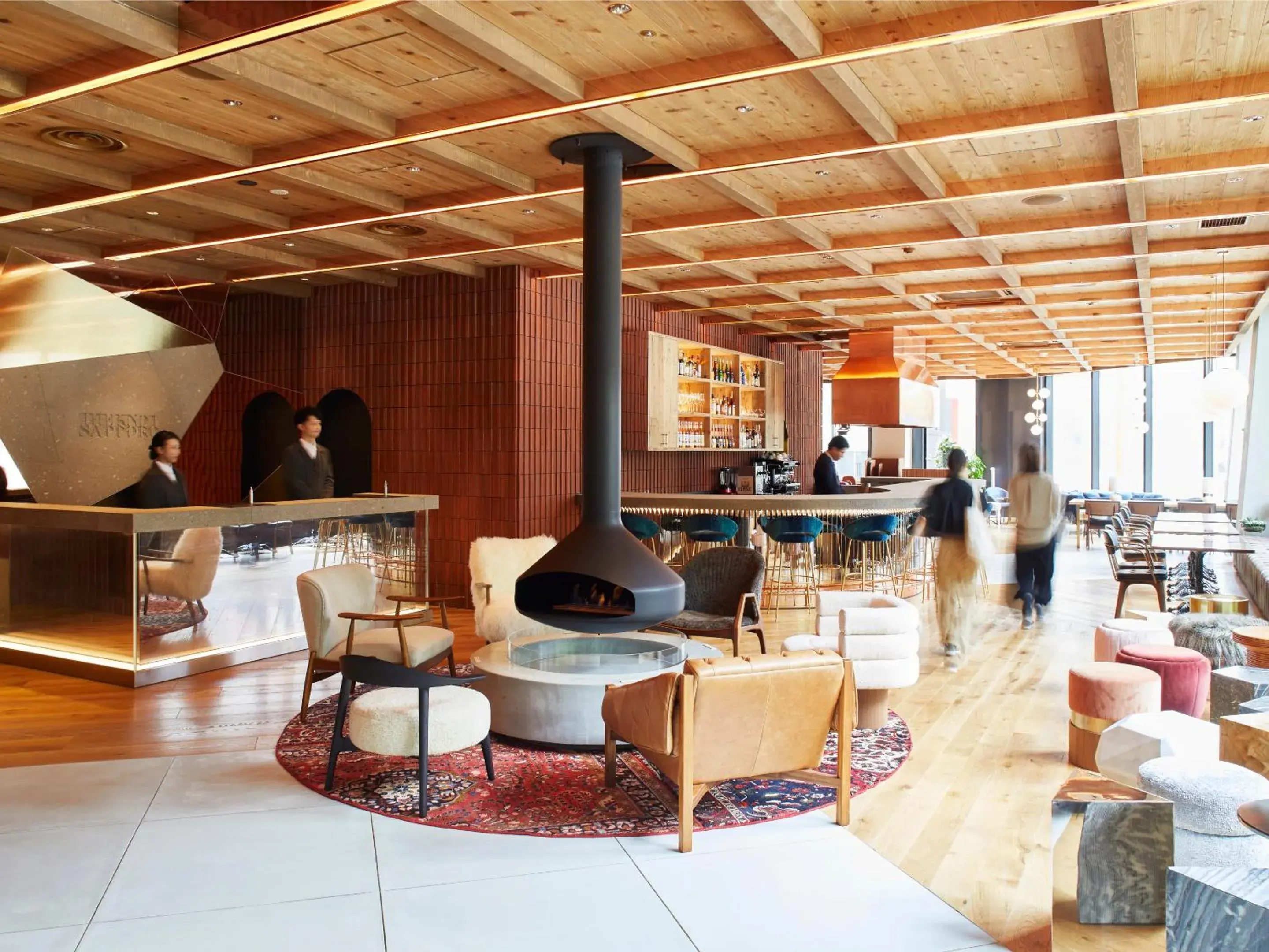Lobby or reception in THE KNOT SAPPORO Lobby or reception in THE KNOT SAPPORO