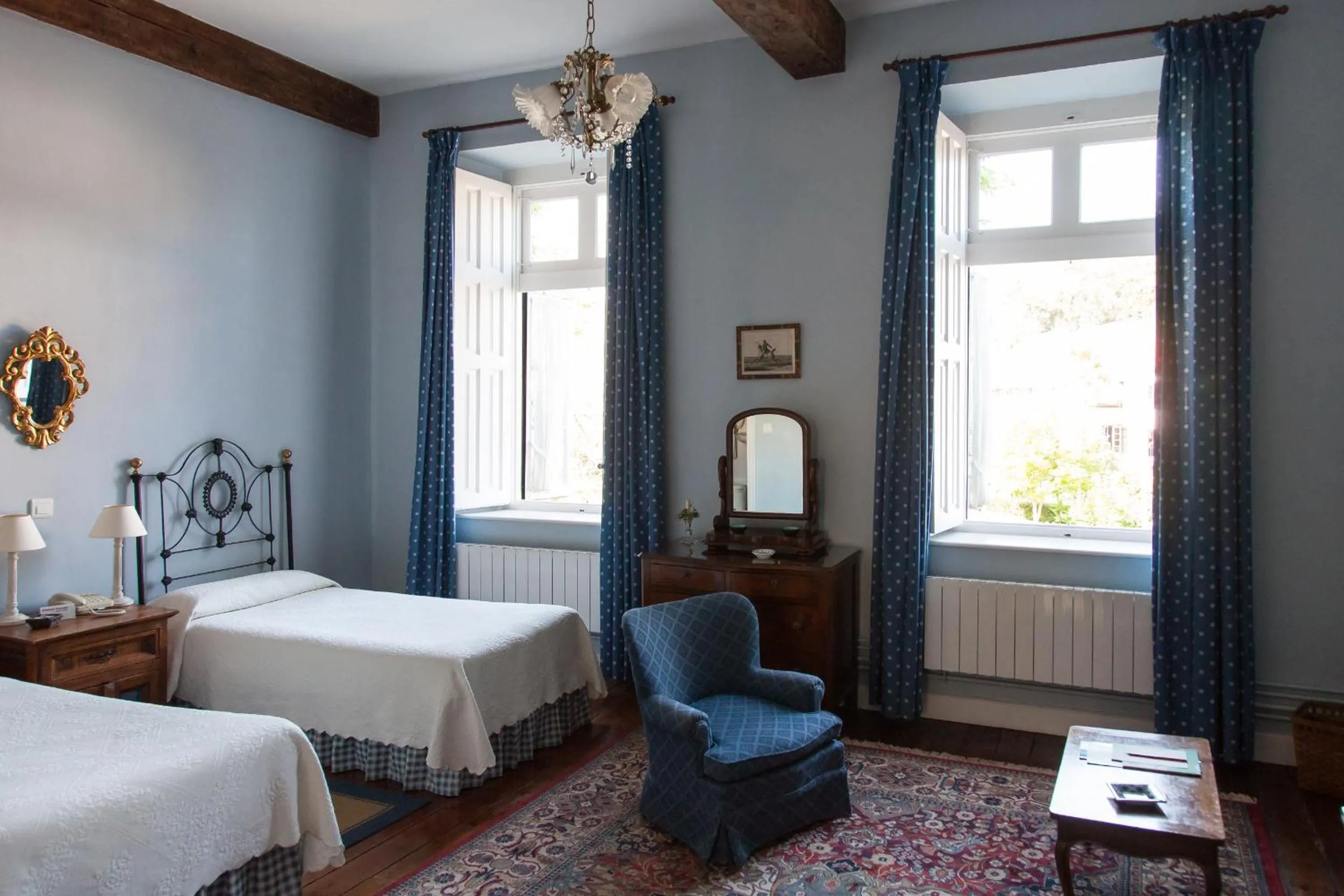 View (from property/room), Bed in Hotel Casona El Arral