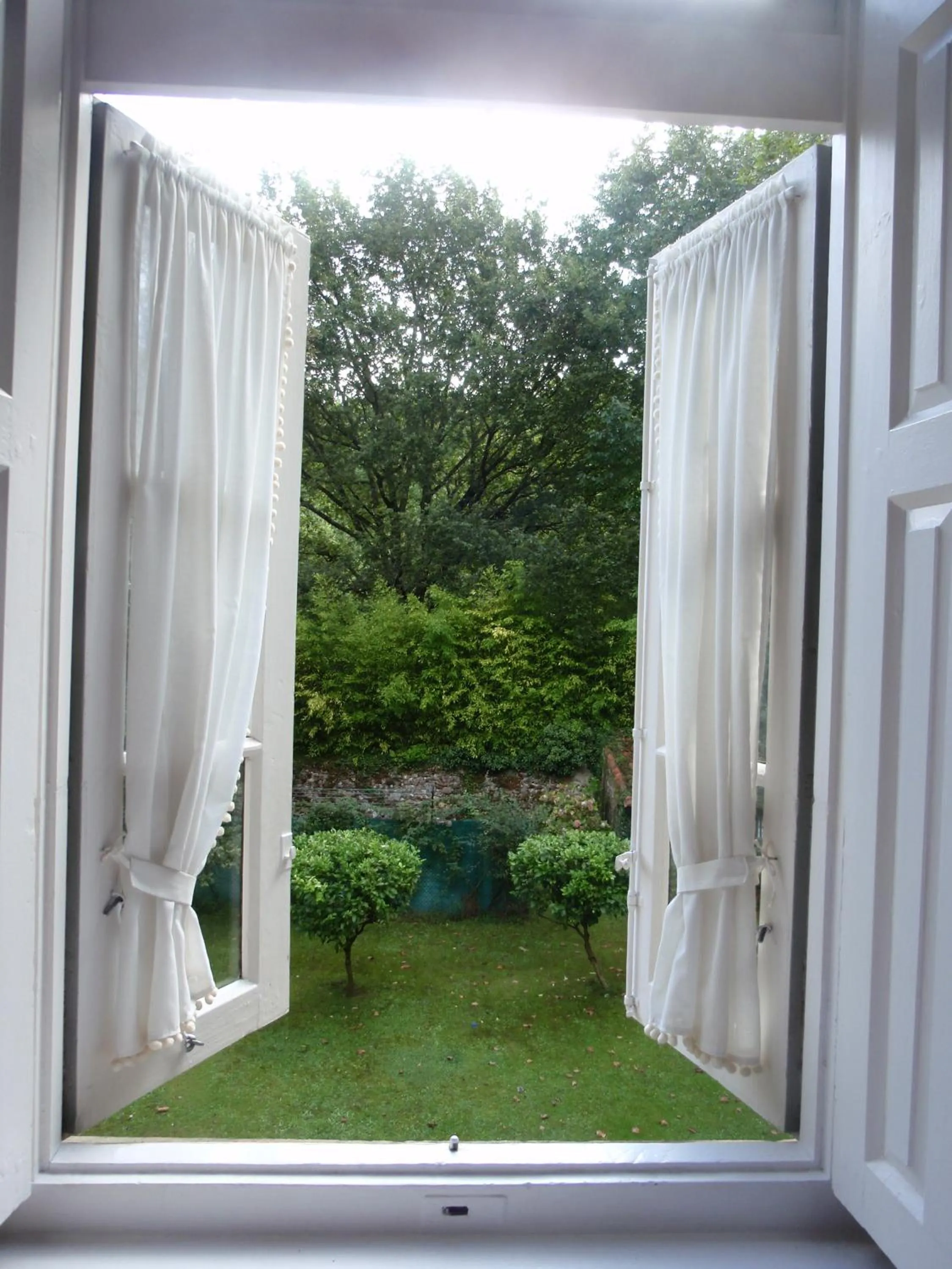 Garden view in Hotel Casona El Arral