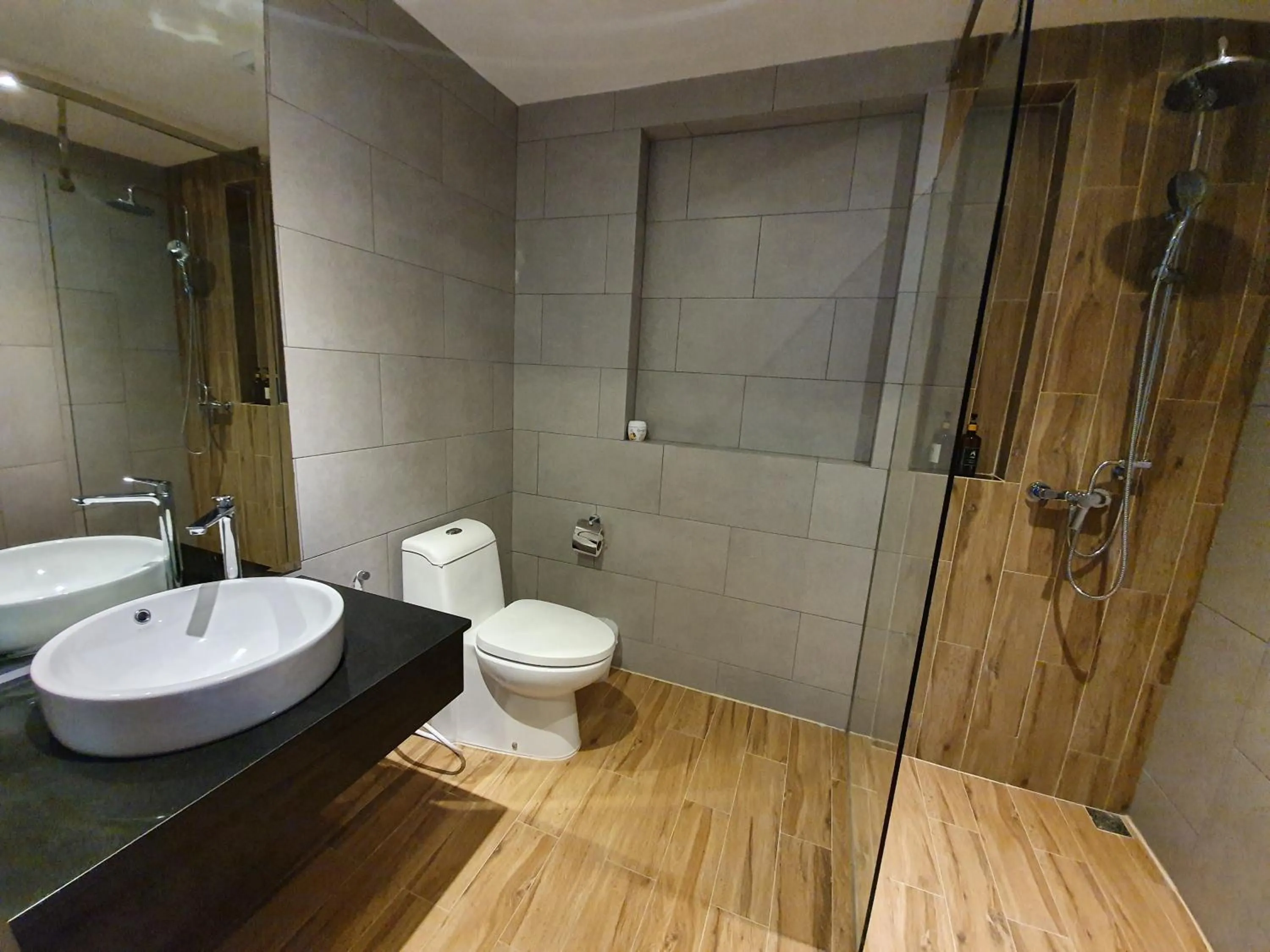 Shower in Atom Phuket Hotel