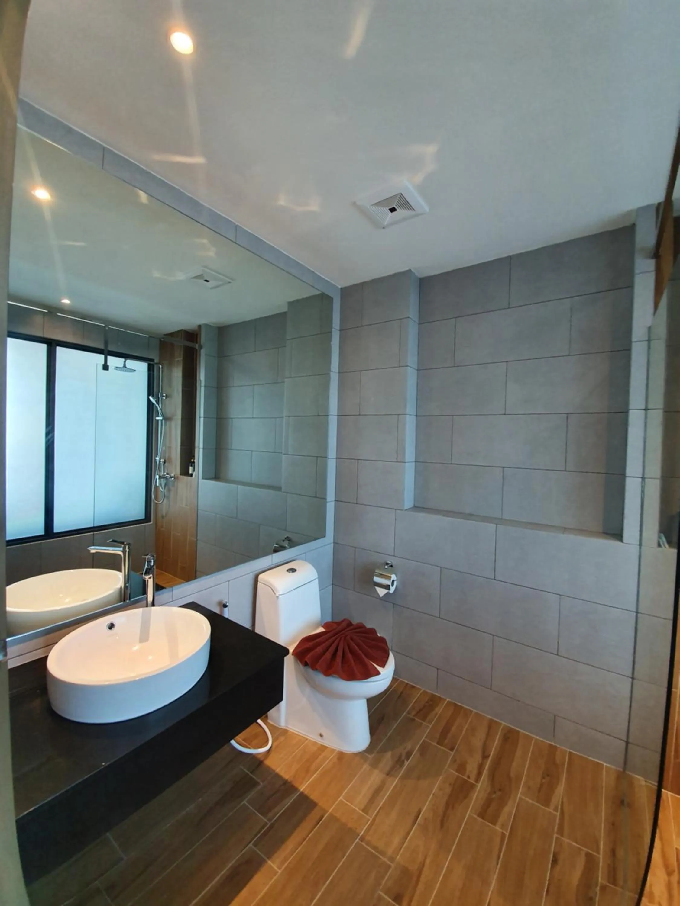 Shower in Atom Phuket Hotel