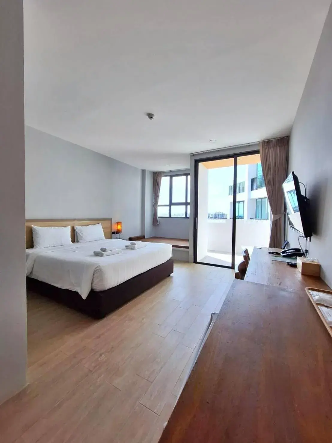 Double Room with Pool View in Atom Phuket Hotel Double Room with Pool View in Atom Phuket Hotel