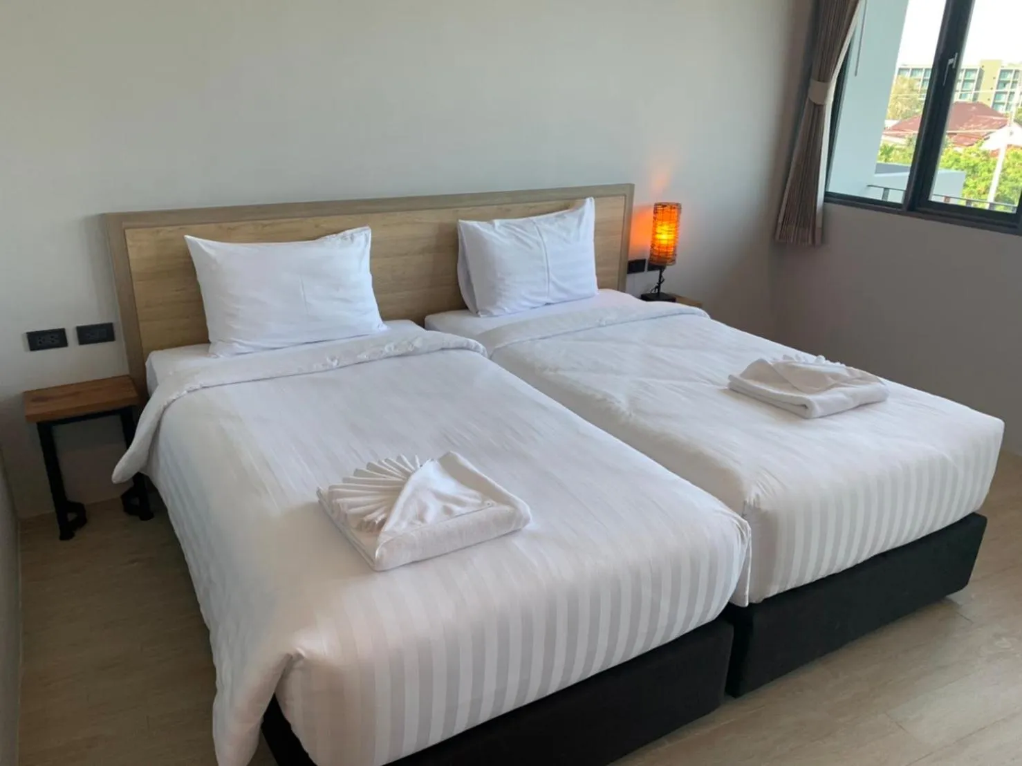 Property building, Bed in Atom Phuket Hotel