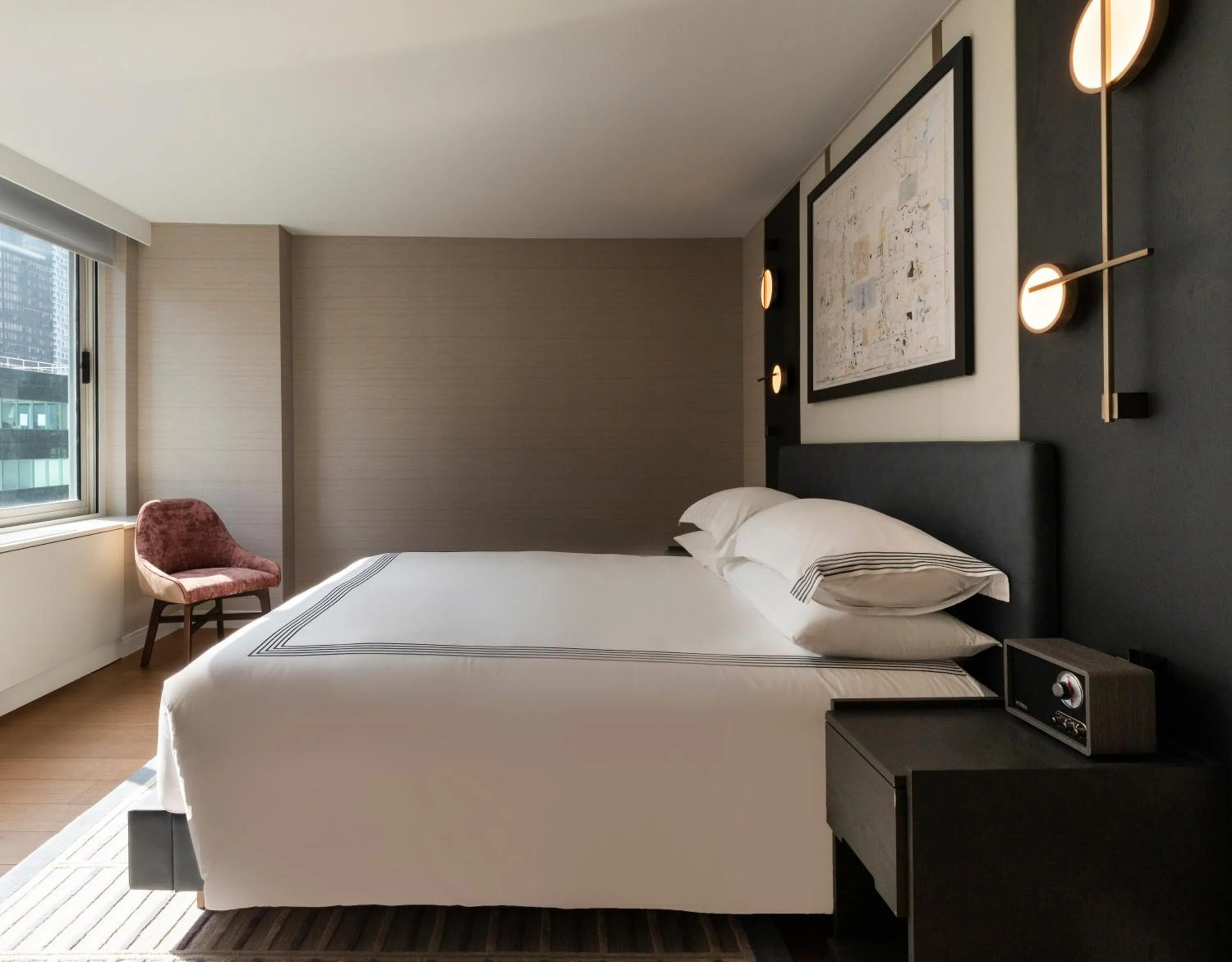 Bed in Thompson Central Park New York, by Hyatt