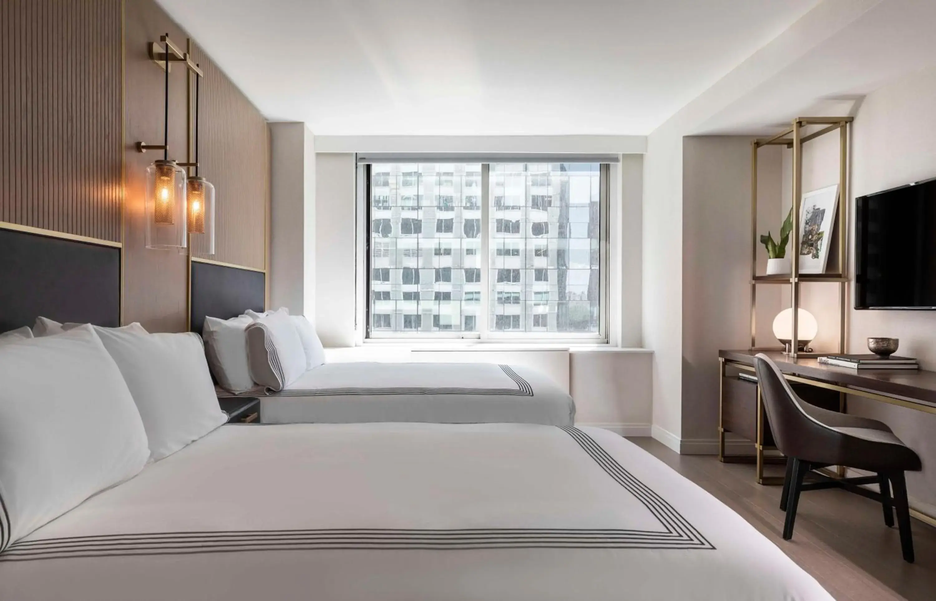 Double Room with Two Double Beds in Thompson Central Park New York, by Hyatt Double Room with Two Double Beds in Thompson Central Park New York, by Hyatt