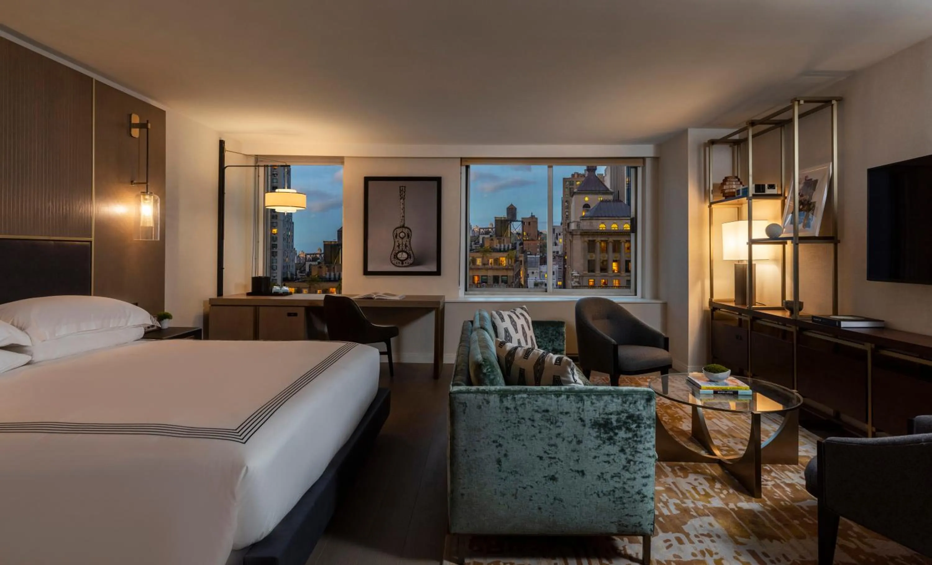 Bed in Thompson Central Park New York, by Hyatt