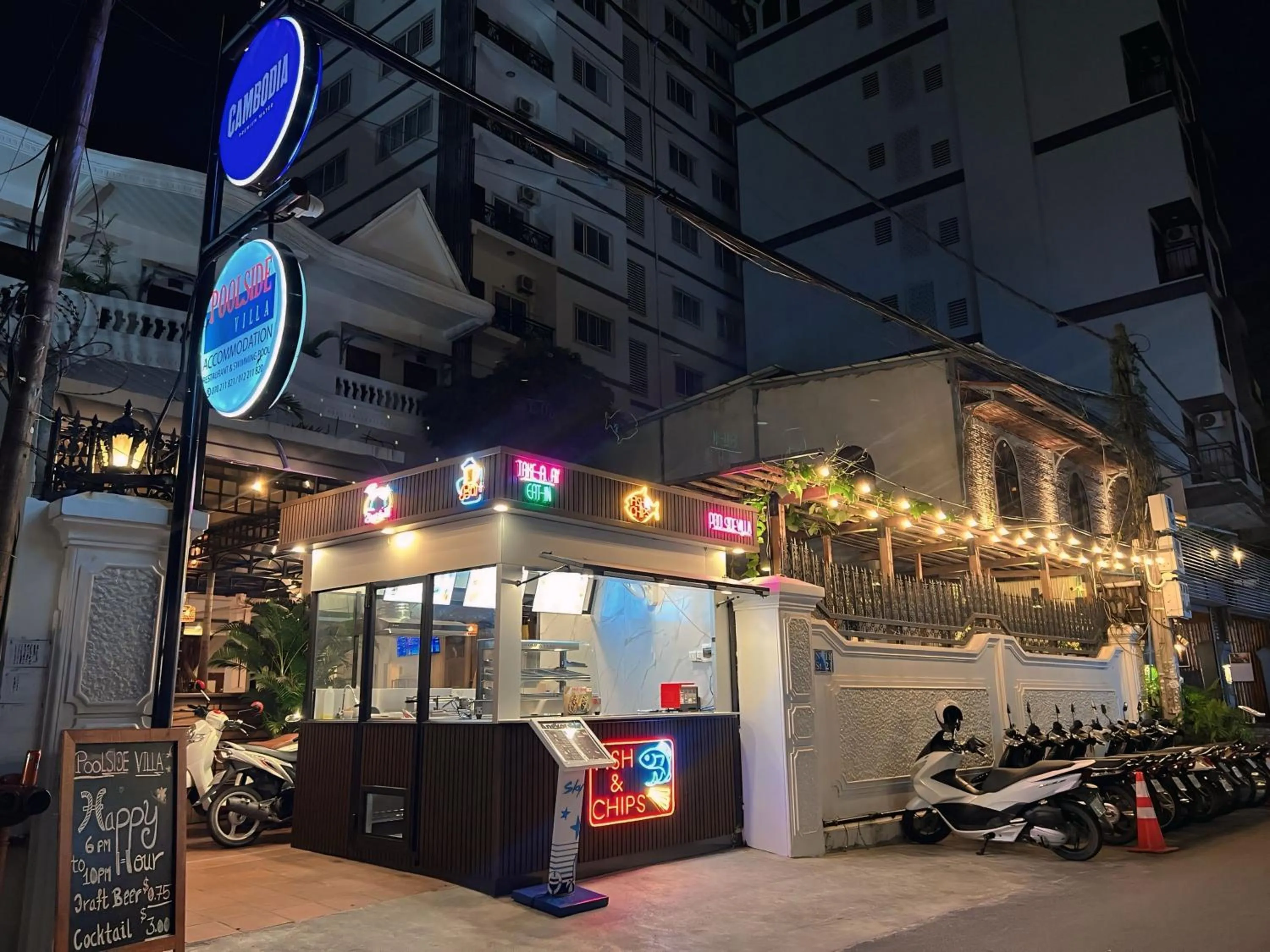 Property building in Poolside Villa