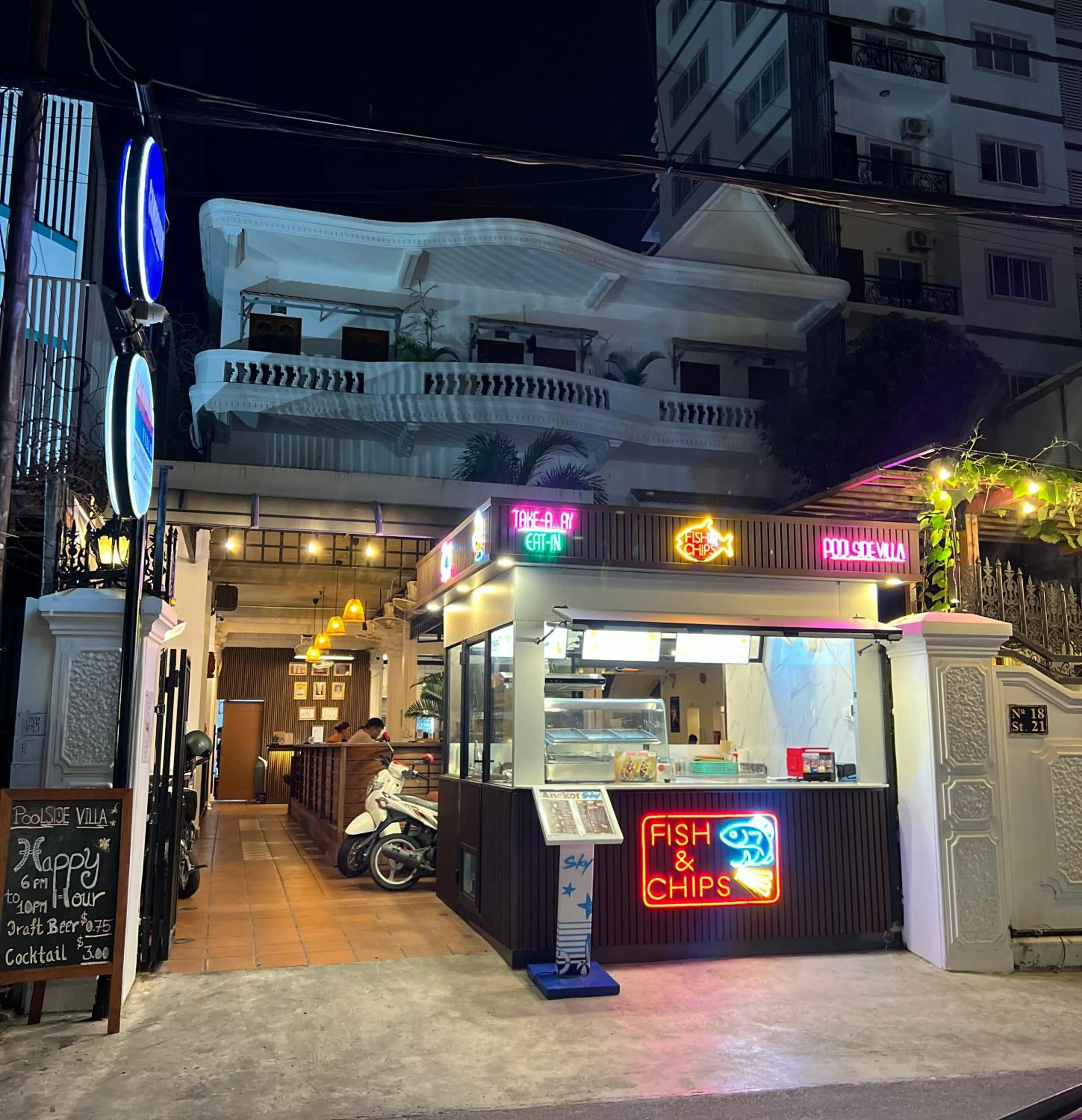 Property building in Poolside Villa