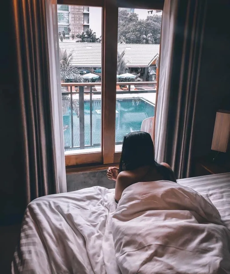 View (from property/room), Bed in Paradise Land Resort