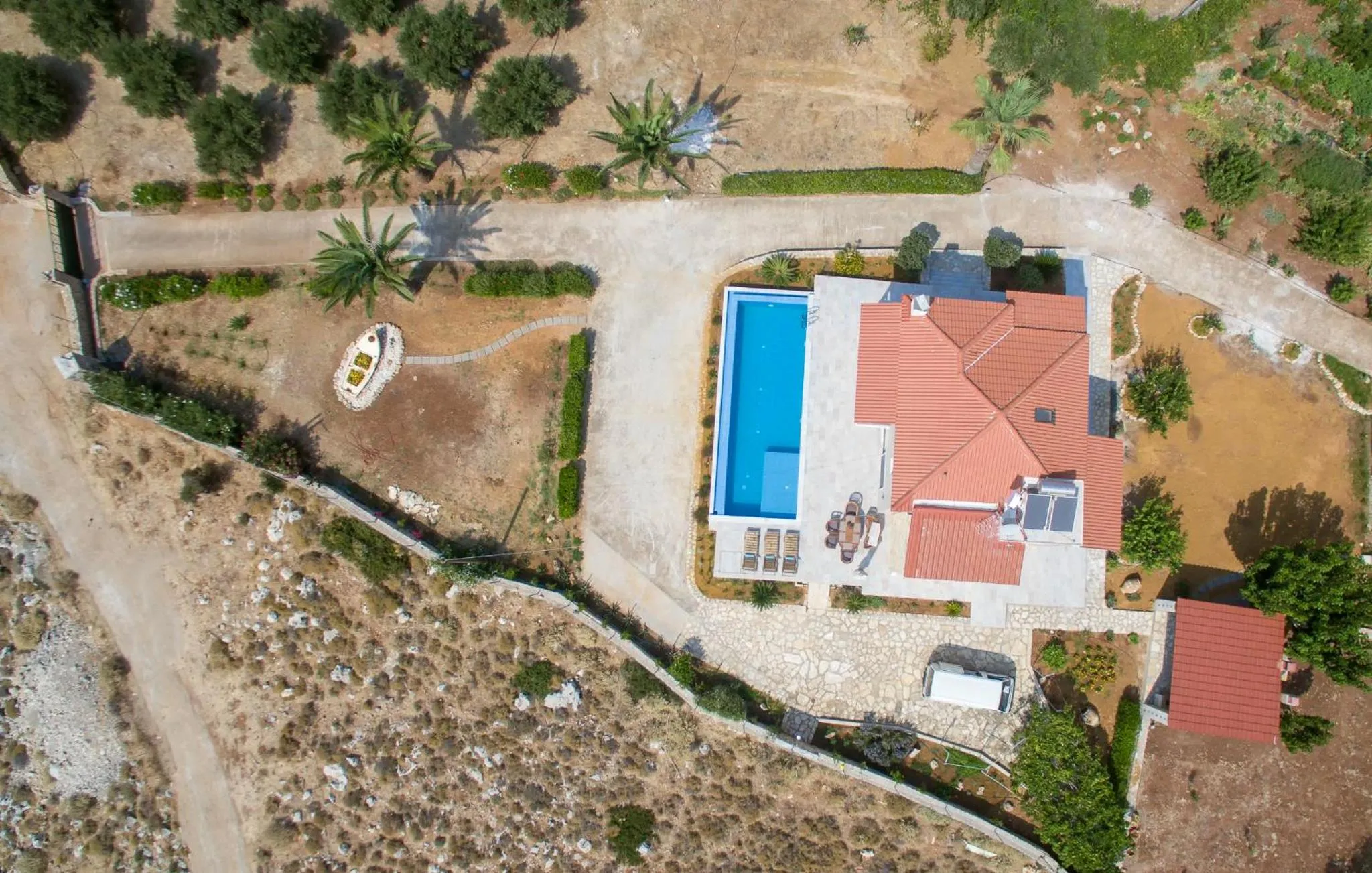 Bird's eye view in Villa Koutalas