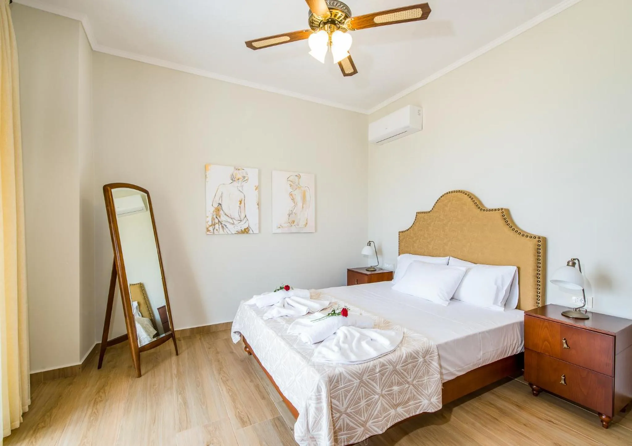 Bed in Villa Koutalas