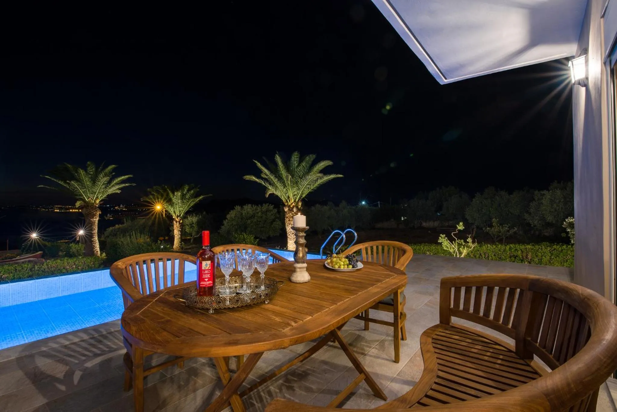 Dining area in Villa Koutalas
