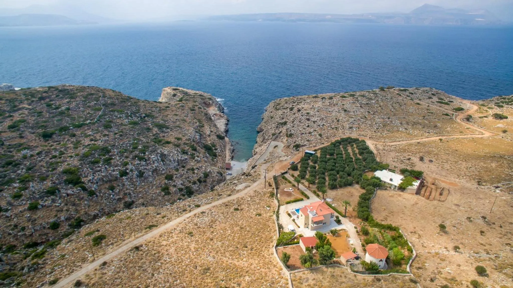 Bird's eye view in Villa Koutalas