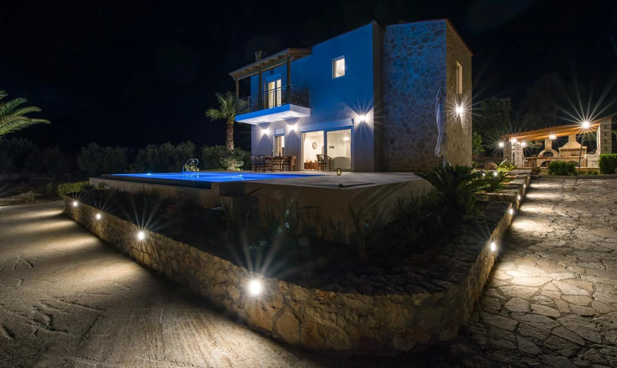 Night in Villa Koutalas