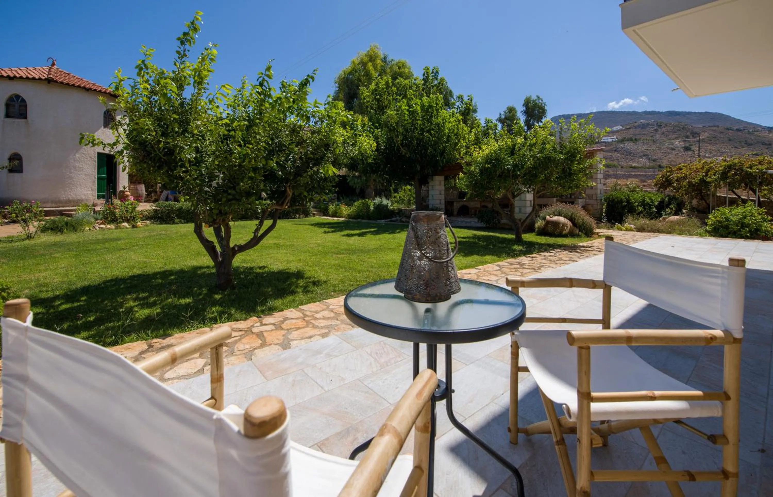 Garden view in Villa Koutalas