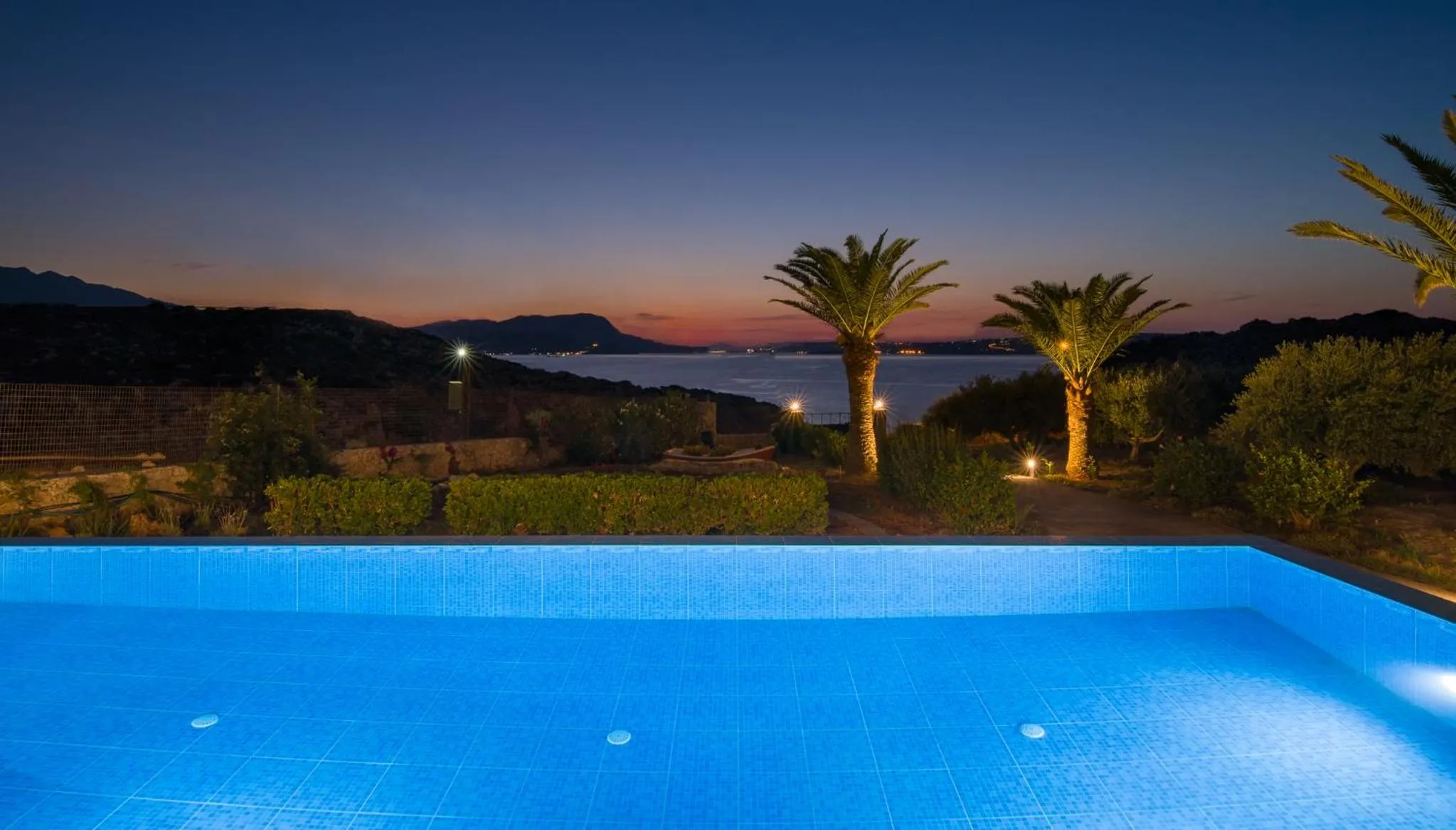 Pool view in Villa Koutalas