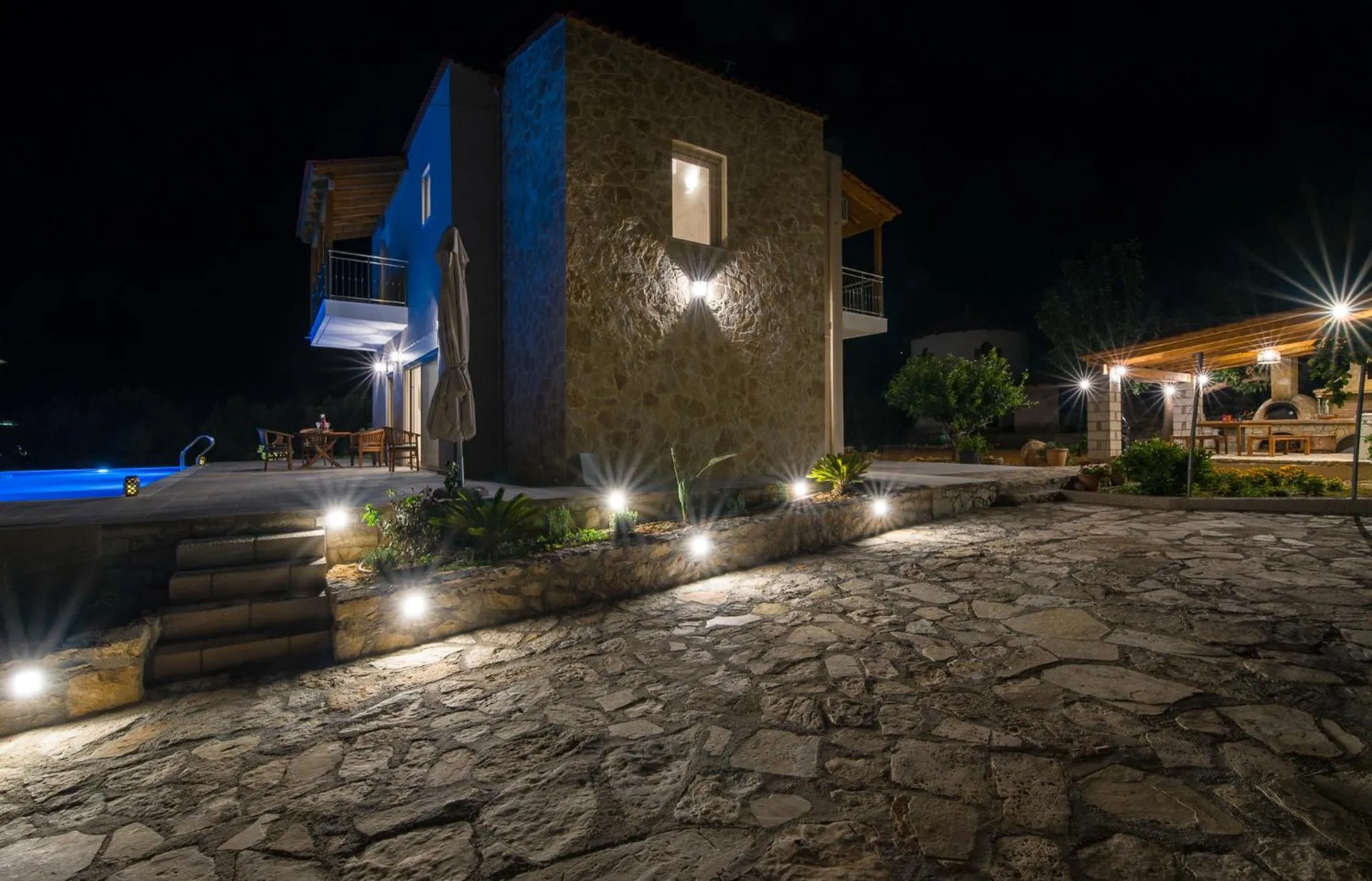 Night in Villa Koutalas