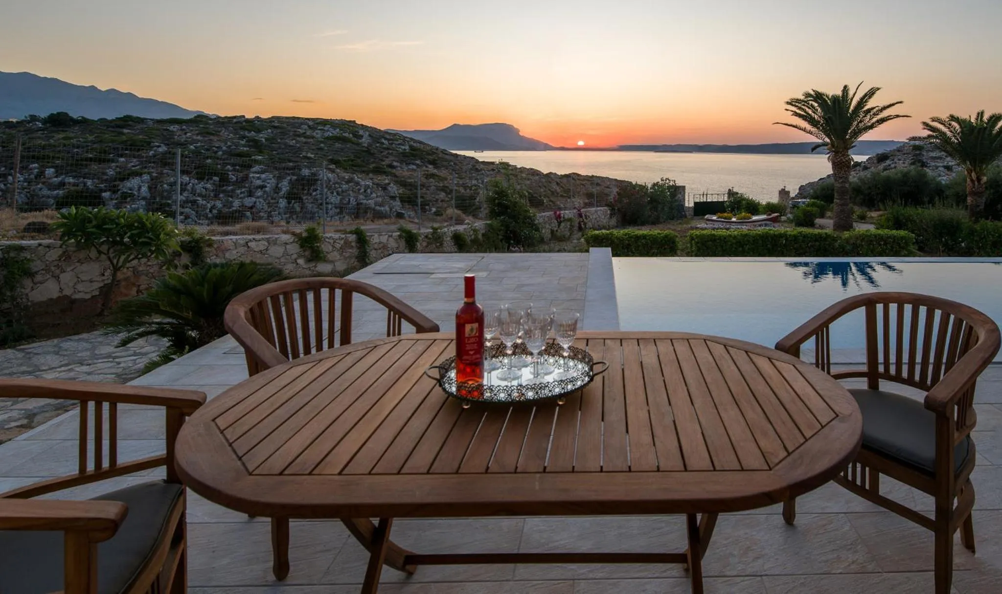 Sunset in Villa Koutalas