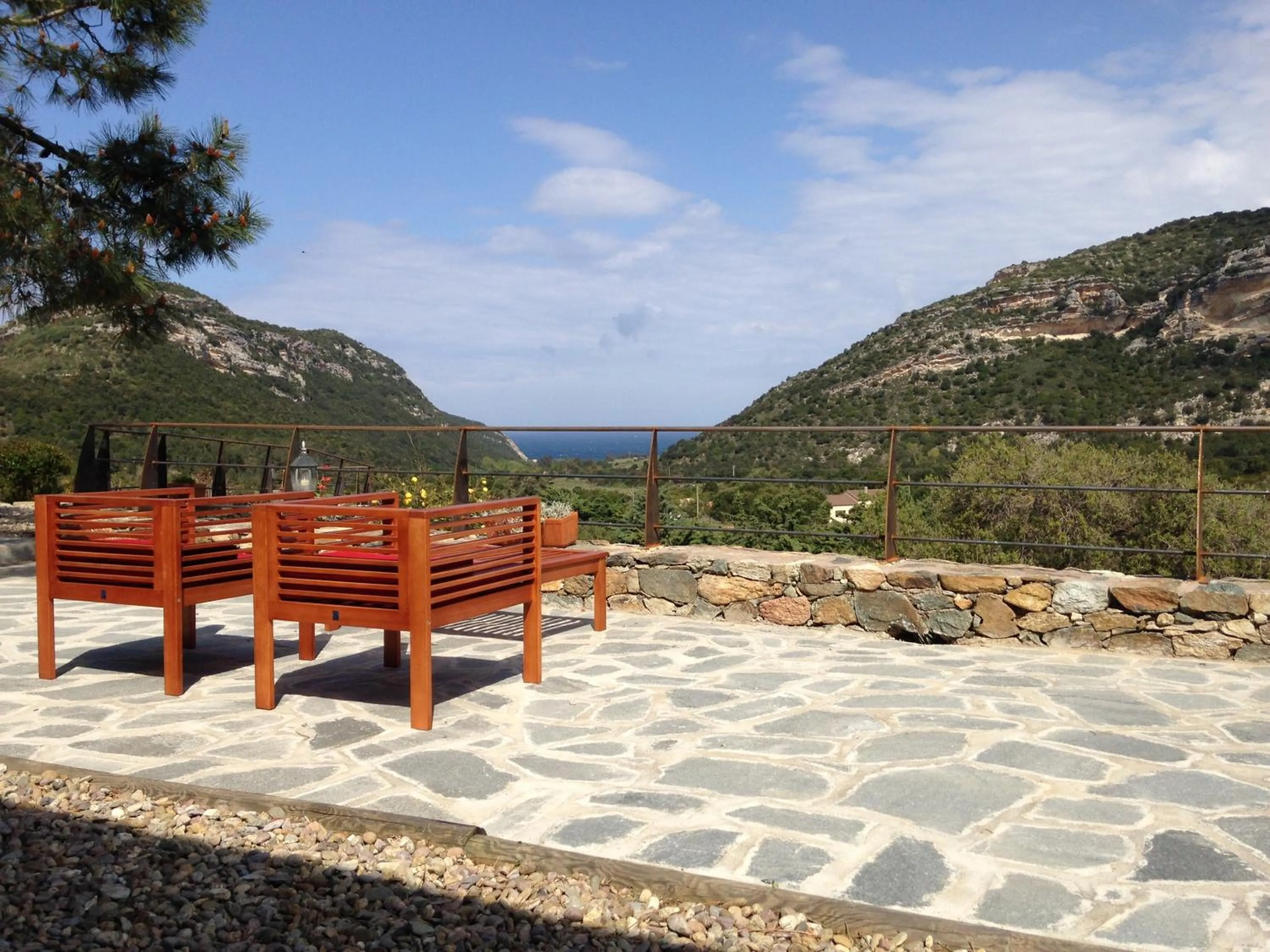 View (from property/room) in Auberge Lustincone