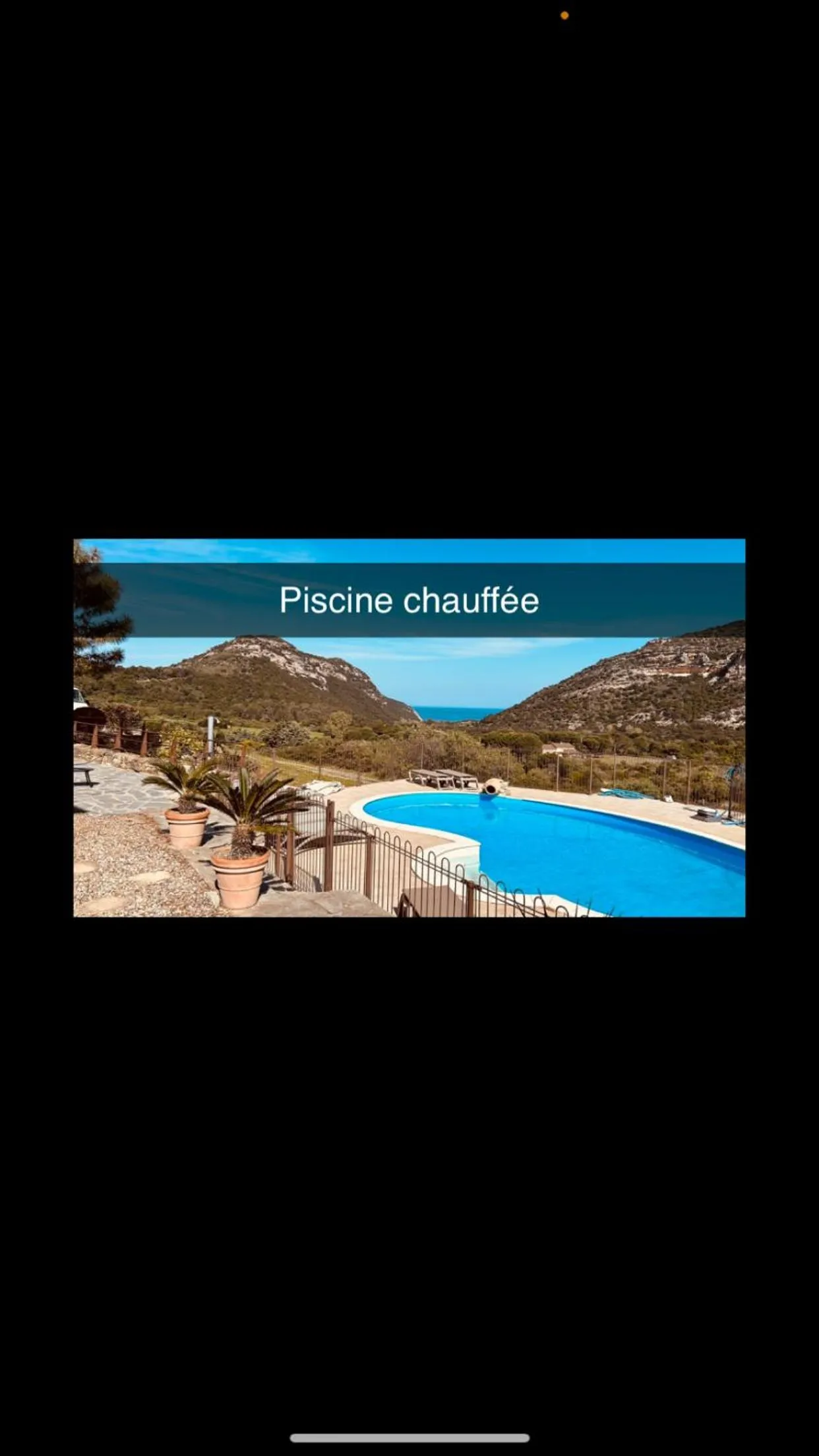 Sea view in Auberge Lustincone
