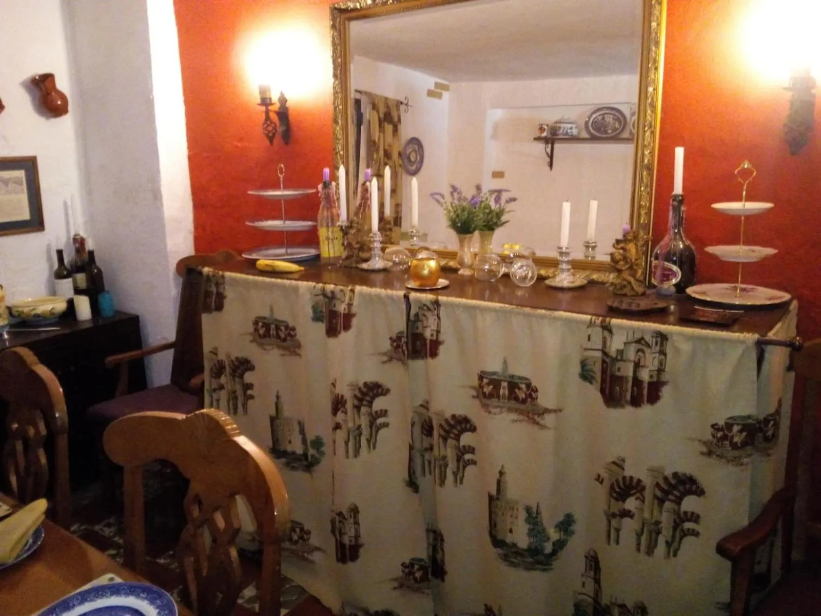 Dining area in Casa La Rosa
