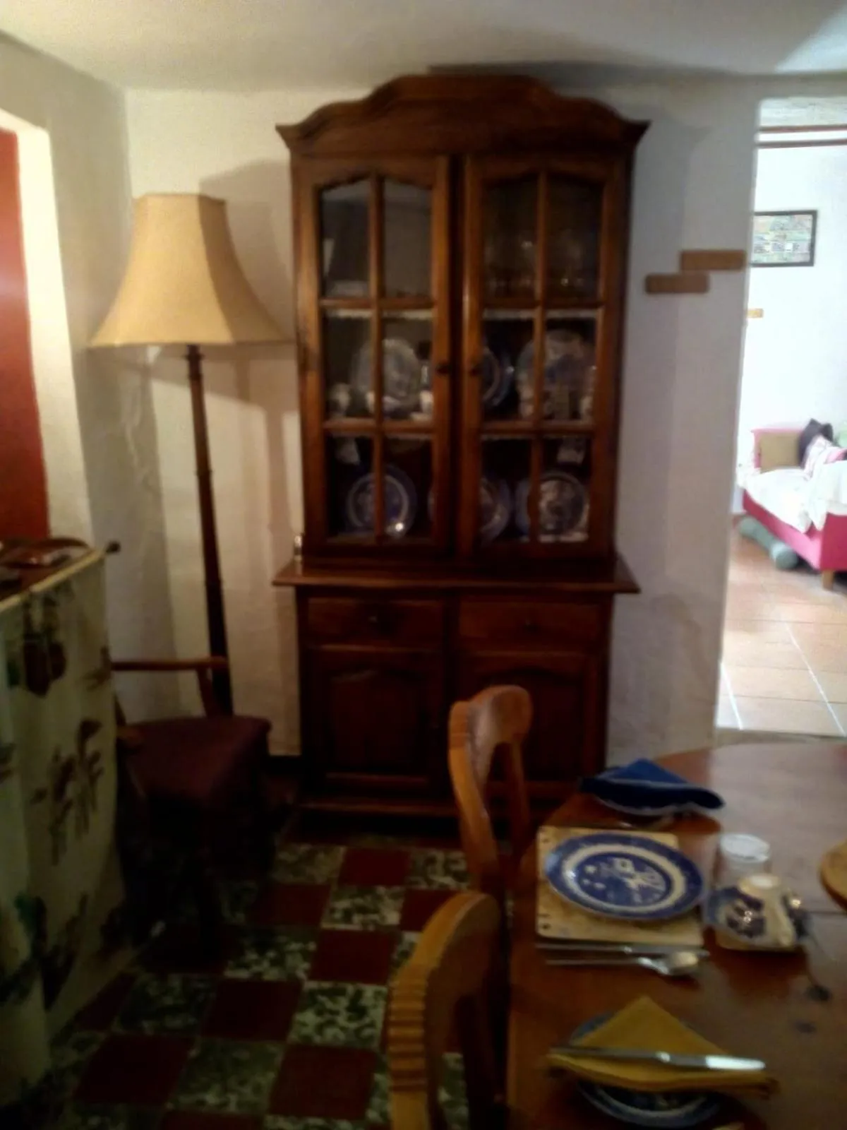 Dining area, Bed in Casa La Rosa
