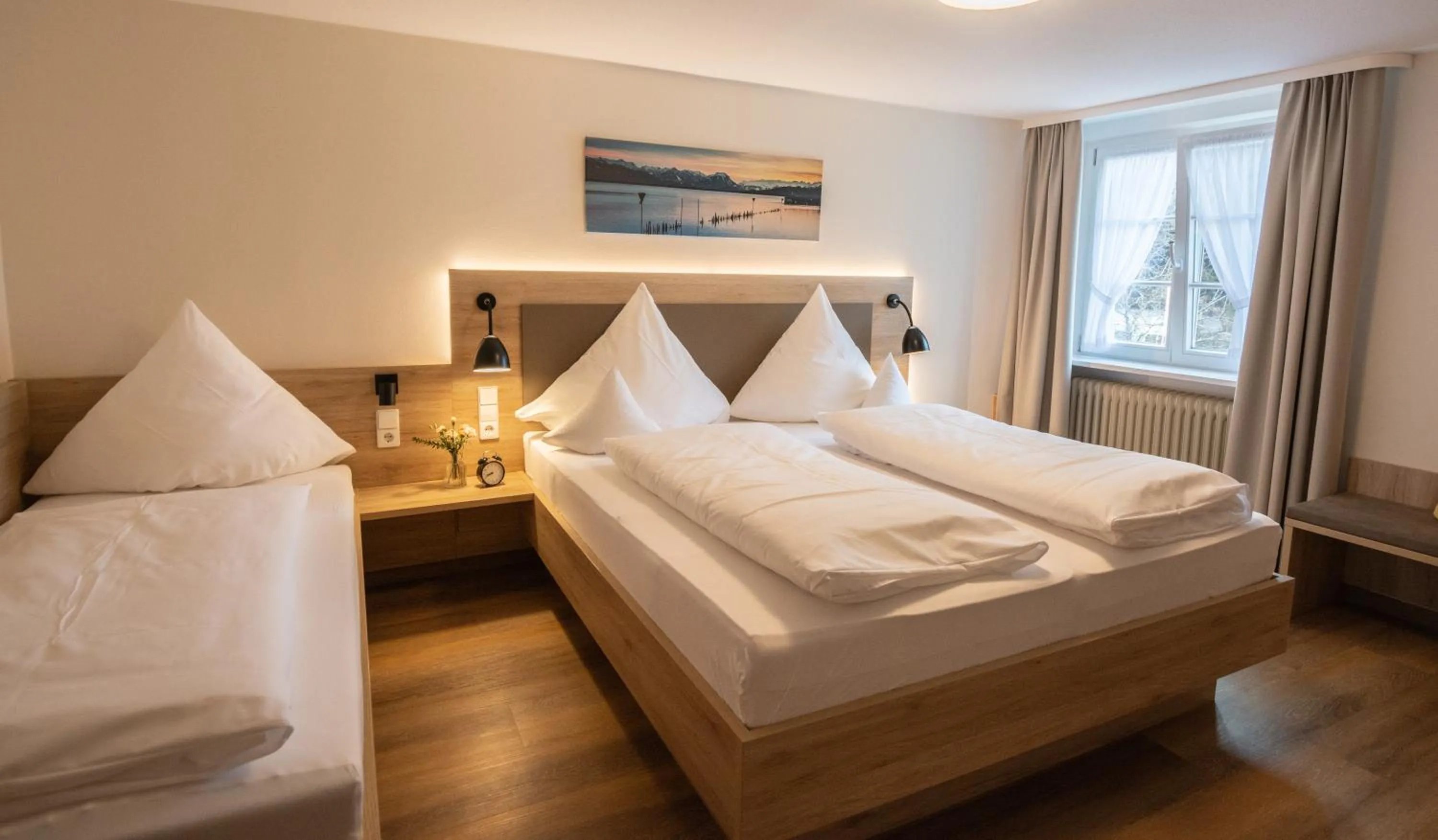 Bedroom, Bed in Landgasthof Keller