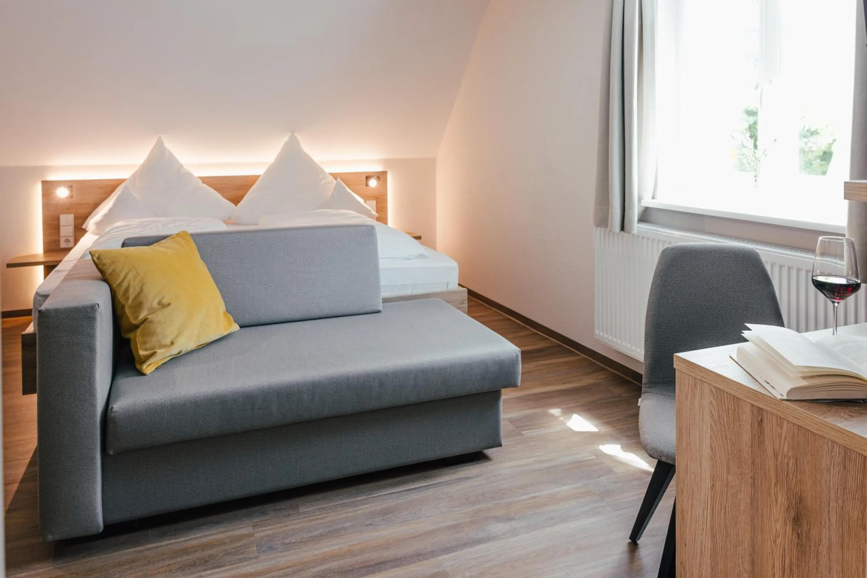 Bed in Landgasthof Keller