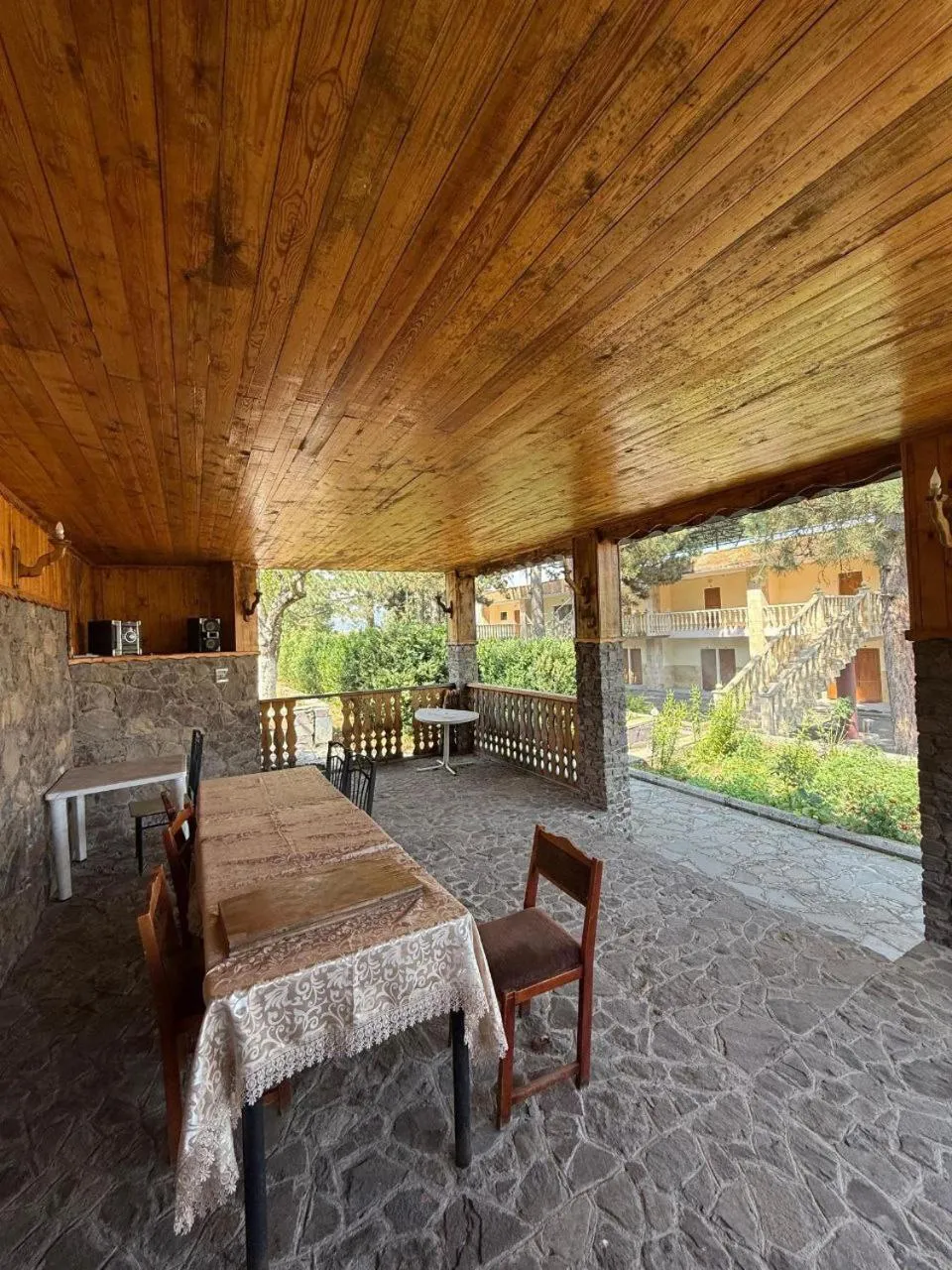 Patio in Odzun Hotel