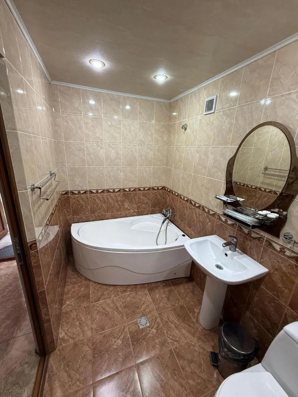 Toilet in Odzun Hotel