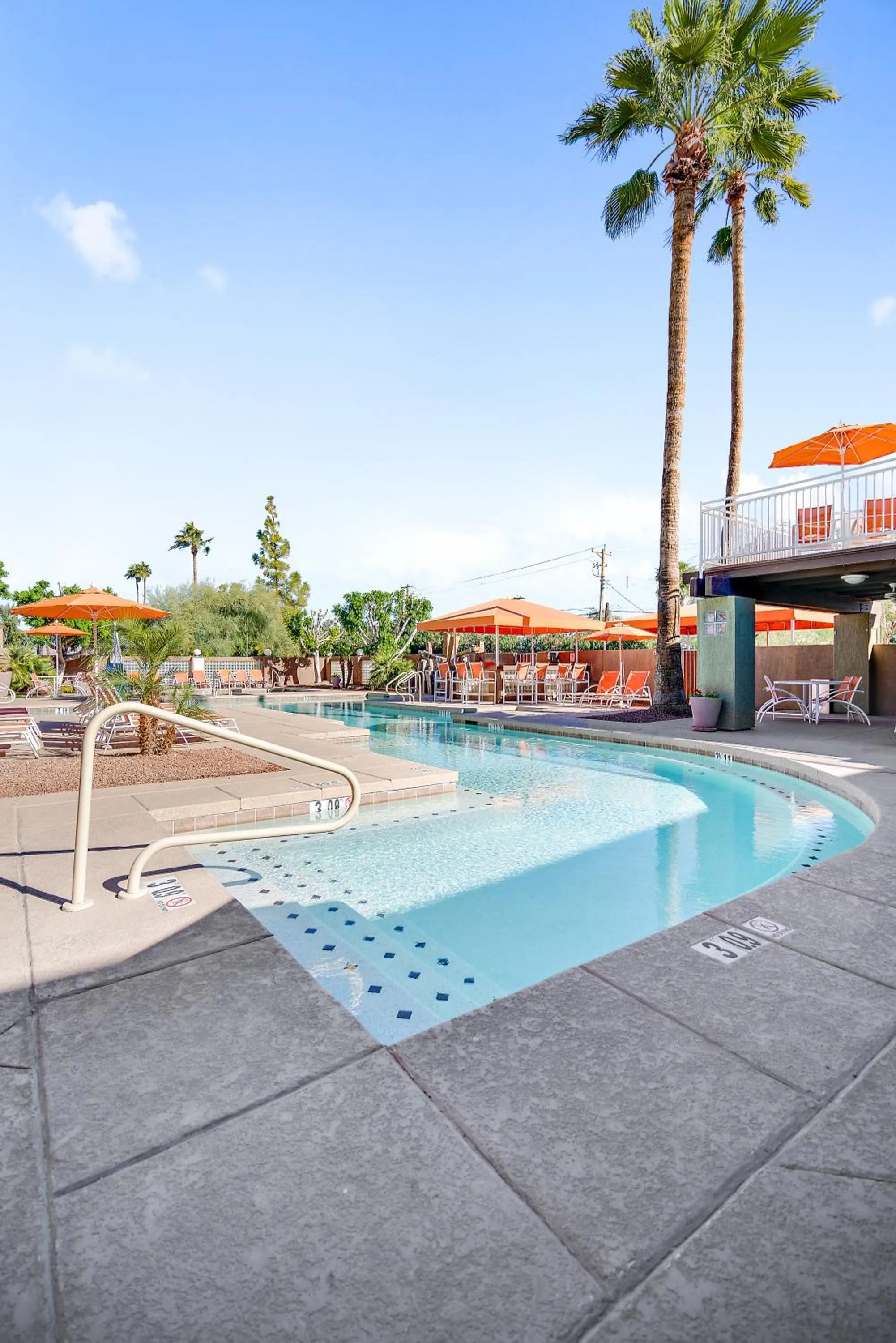 Swimming pool in 3 Palms Hotel
