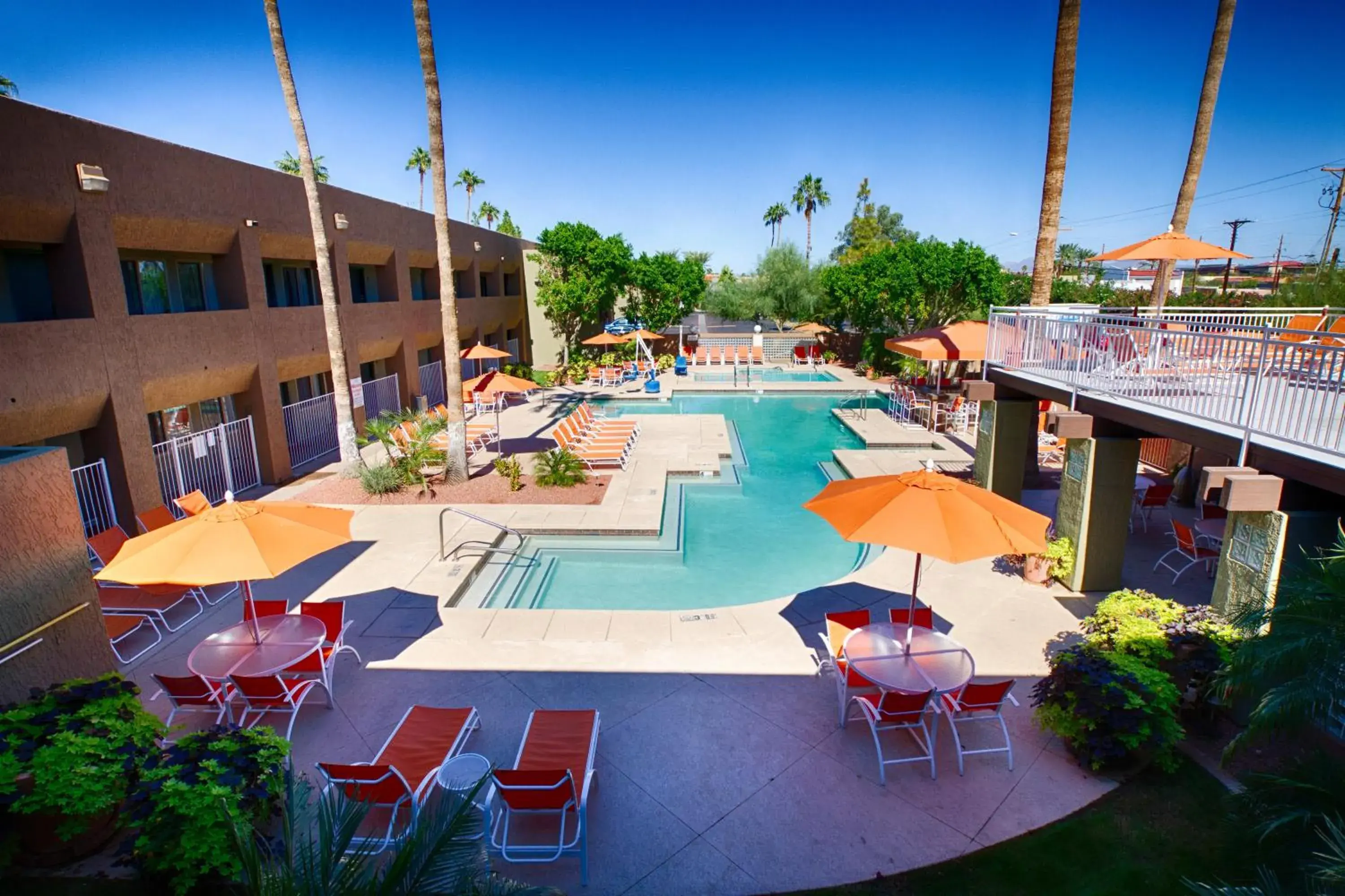 Swimming pool, Pool View in 3 Palms Hotel