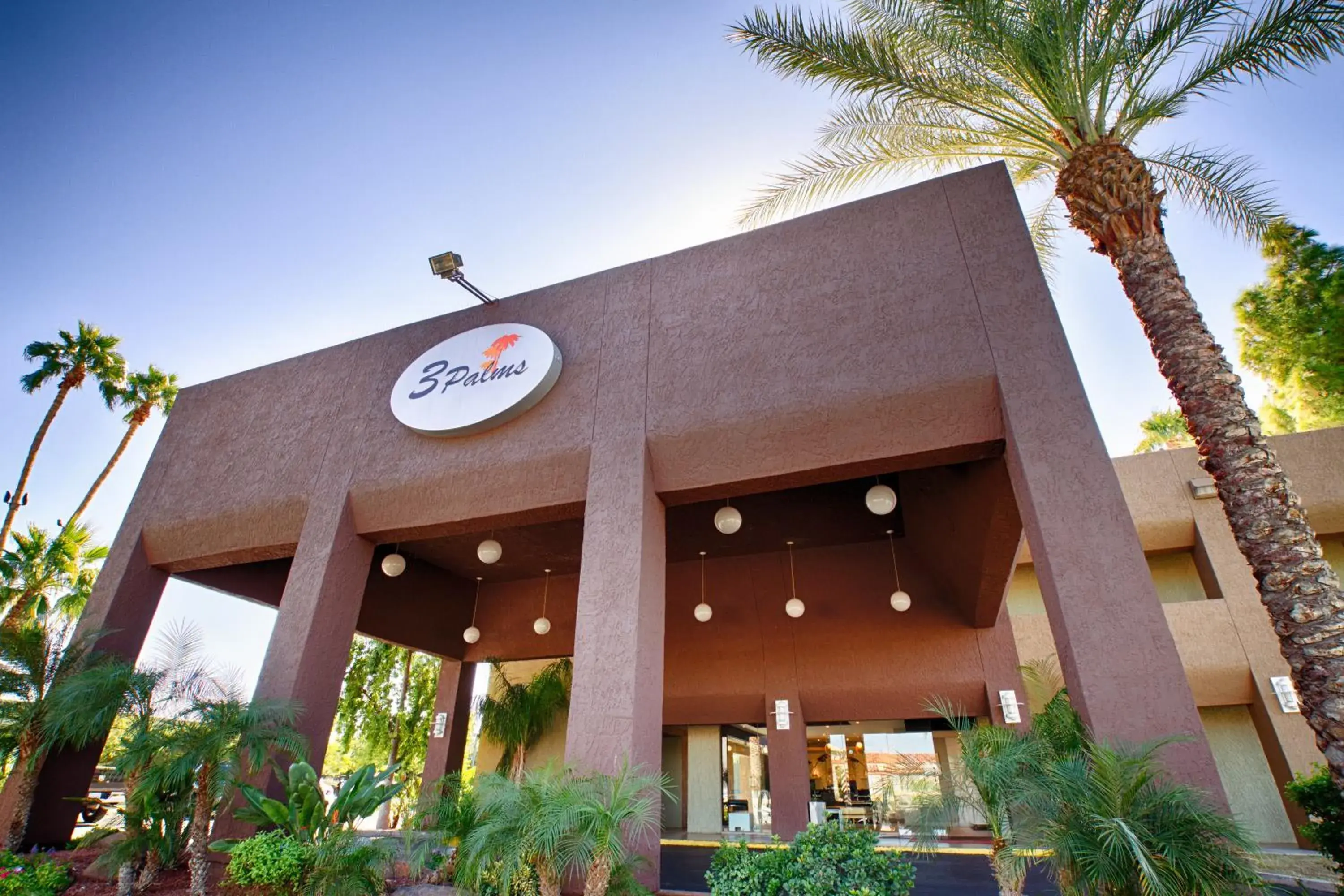 Facade/entrance, Property Building in 3 Palms Hotel