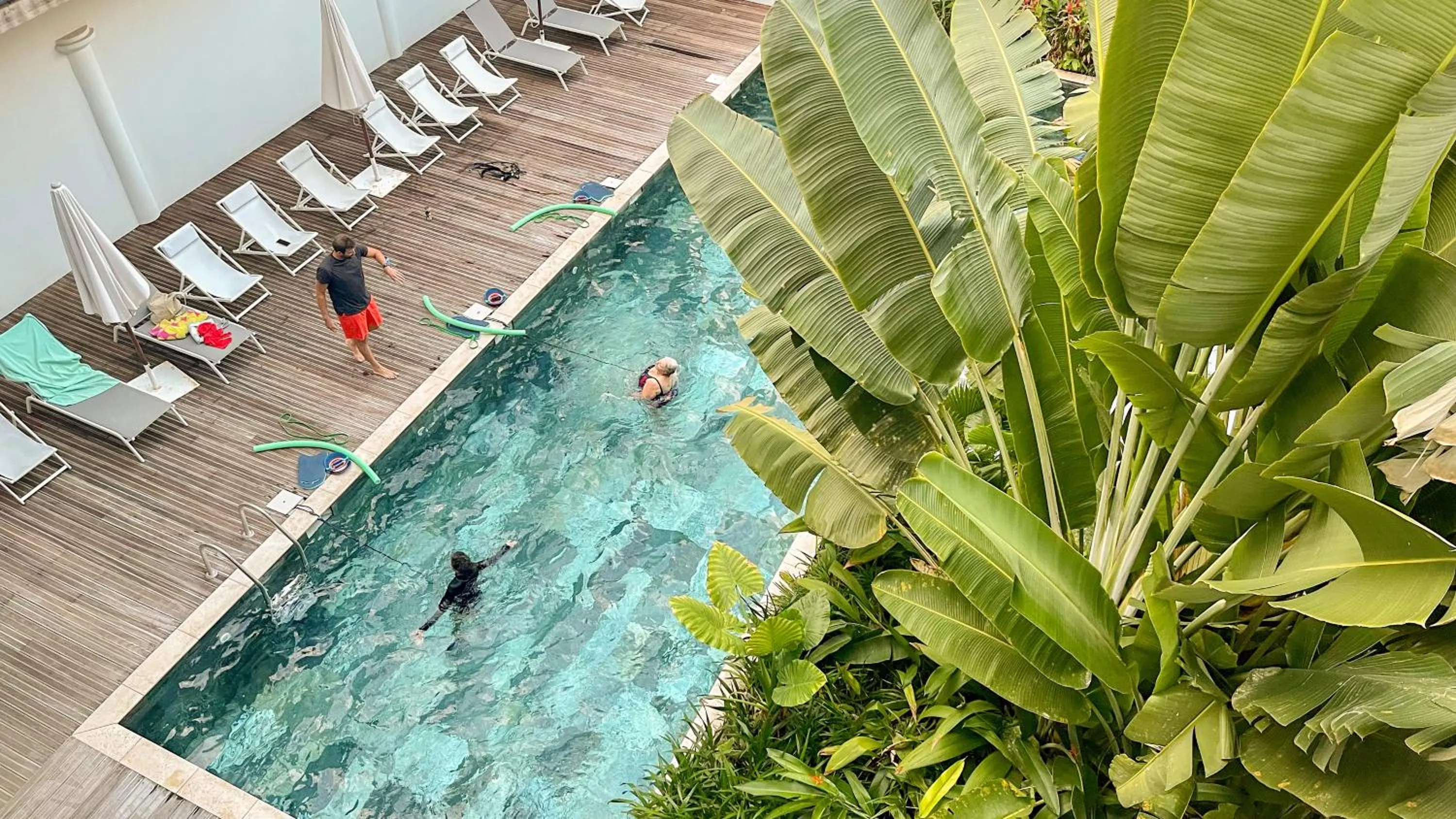 Pool view in Résidence Santa Apolonia