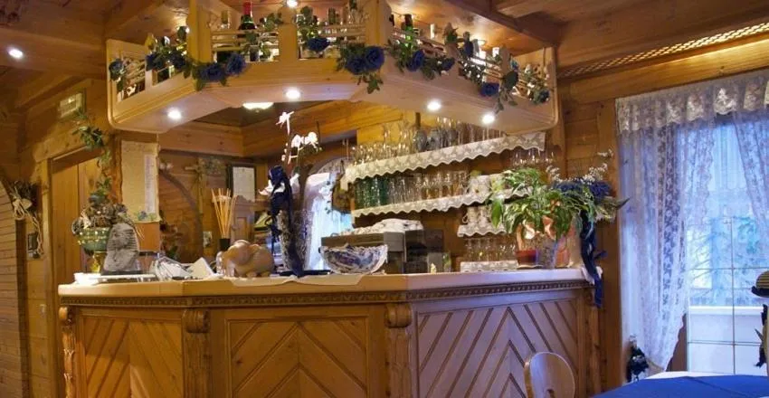 Lounge or bar in Albergo Genziana