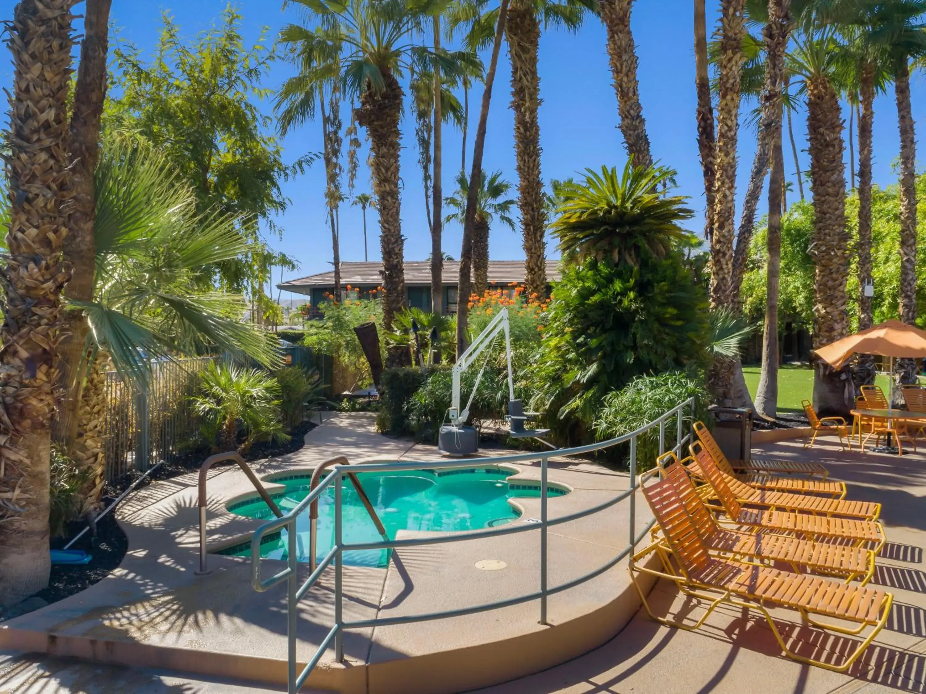 Pool view in Caliente Tropics Pool view in Caliente Tropics