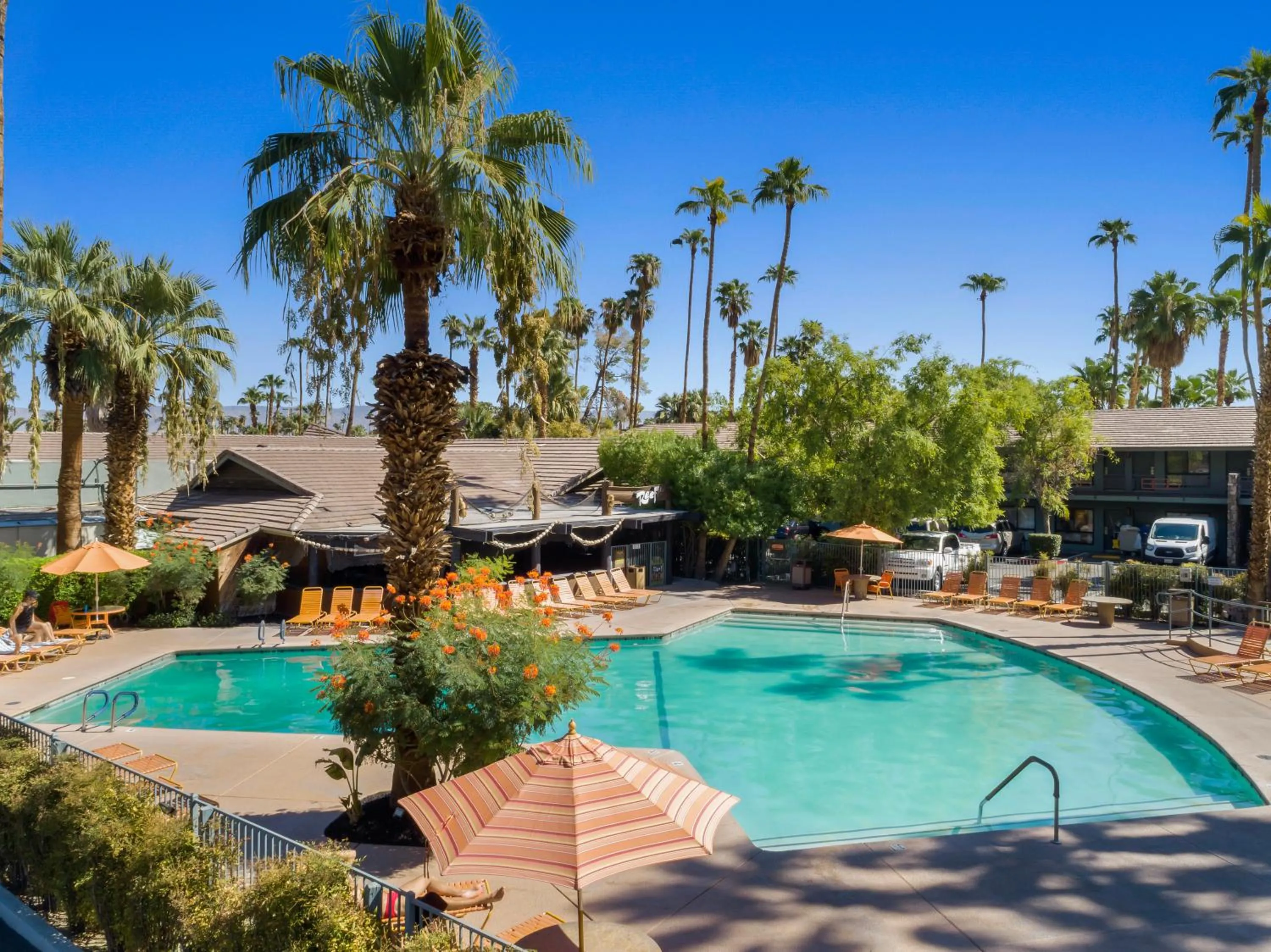 Pool view in Caliente Tropics