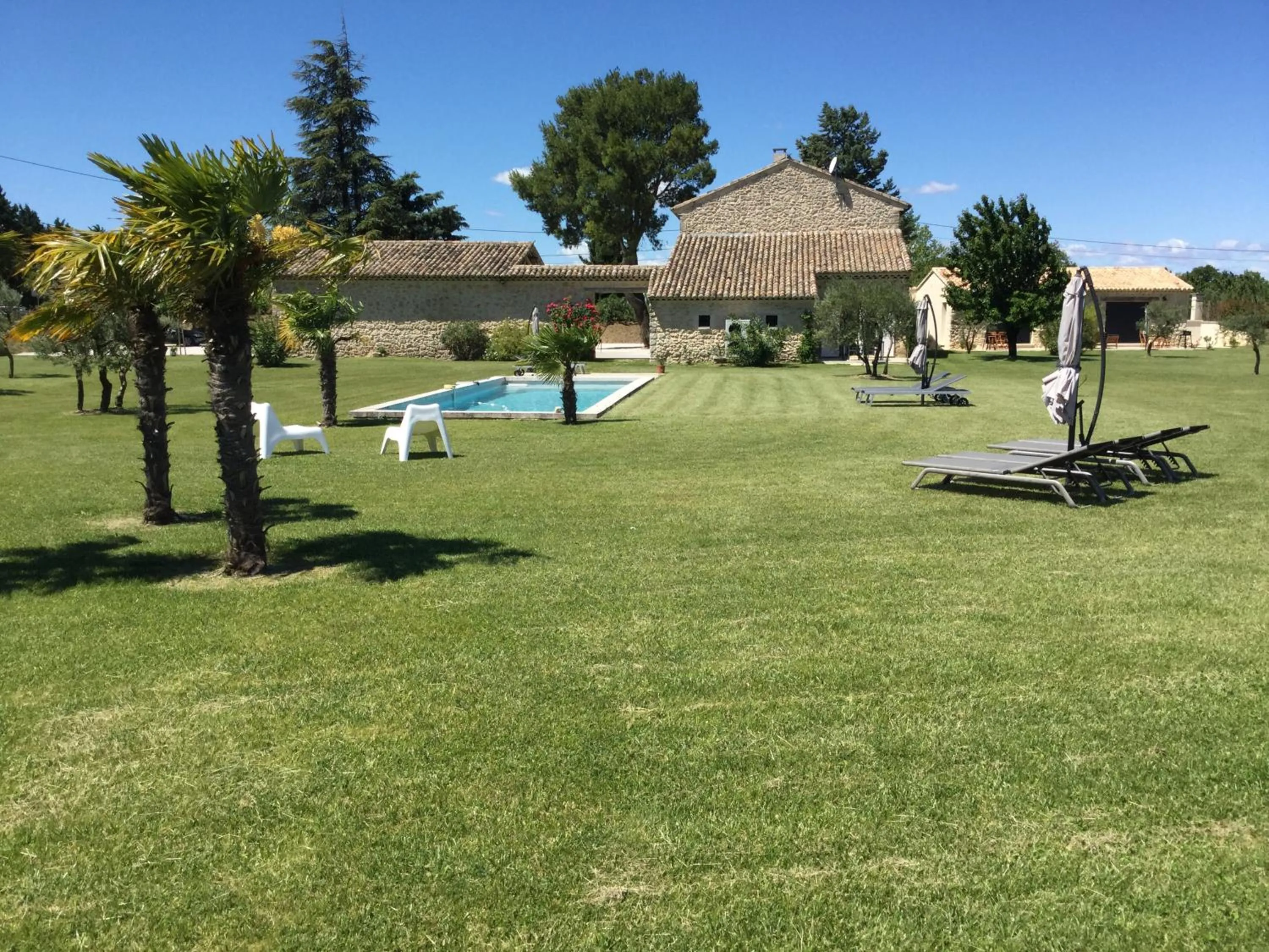 Garden in B&B dans Mas en pierres