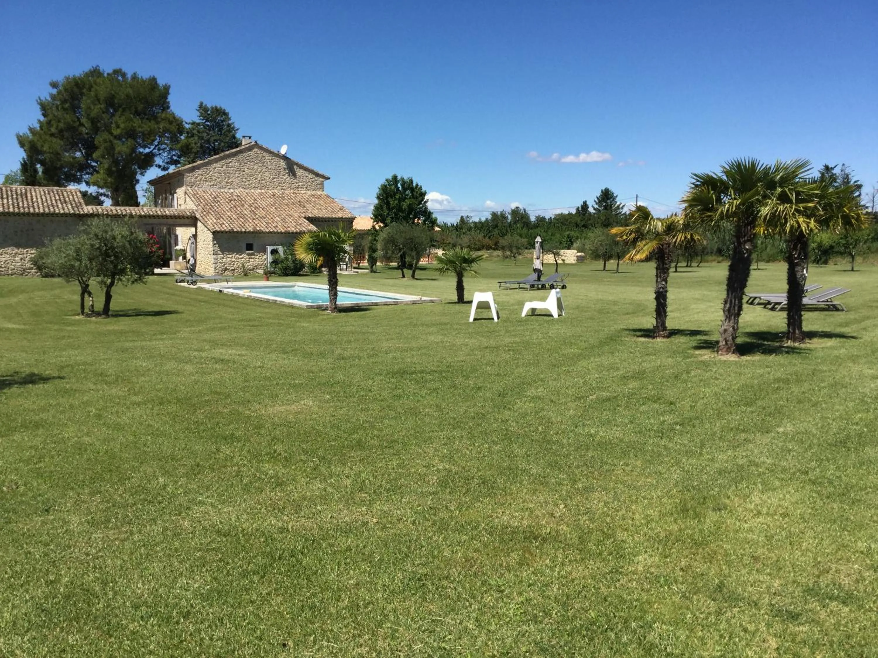 Garden in B&B dans Mas en pierres