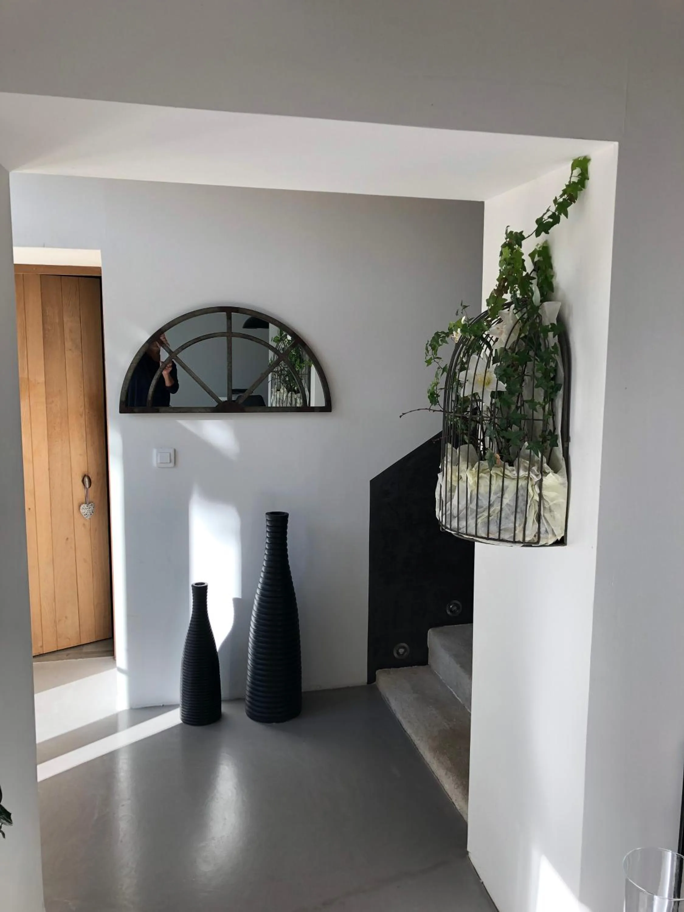 Lobby or reception in B&B dans Mas en pierres