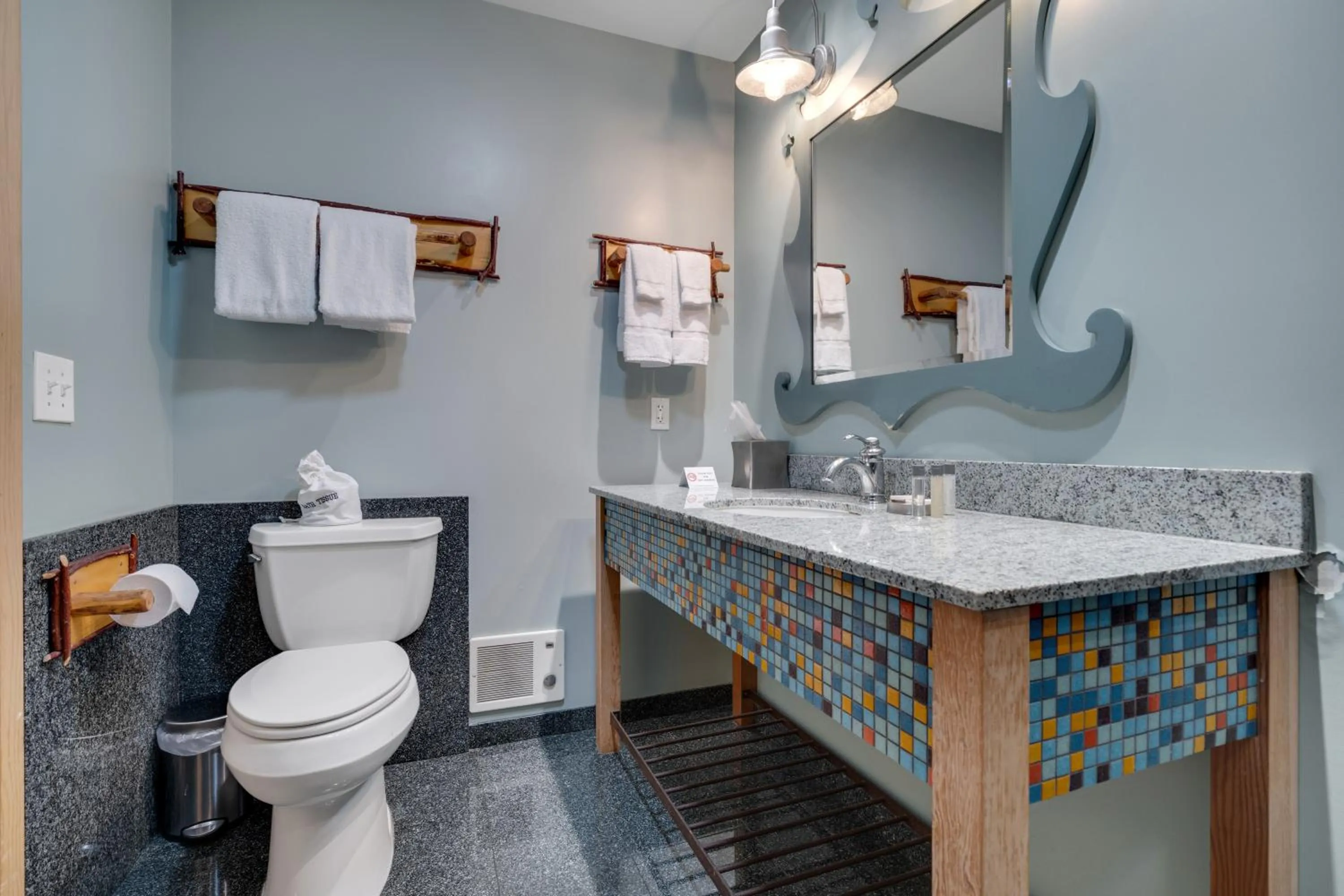 Toilet in 3 Peaks Resort & Beach Club