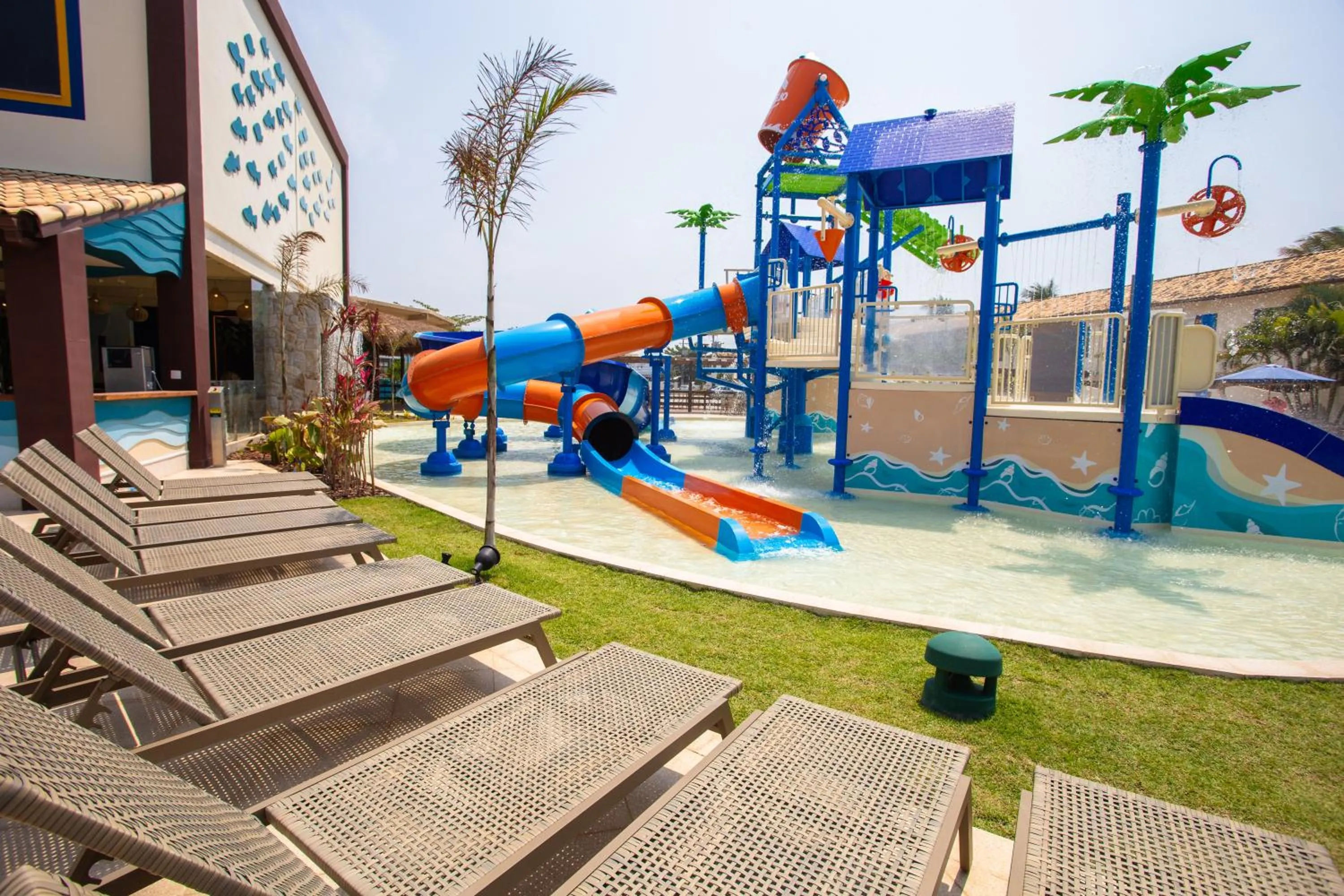 Aqua park in Hotel Vilarejo Praia All Inclusive