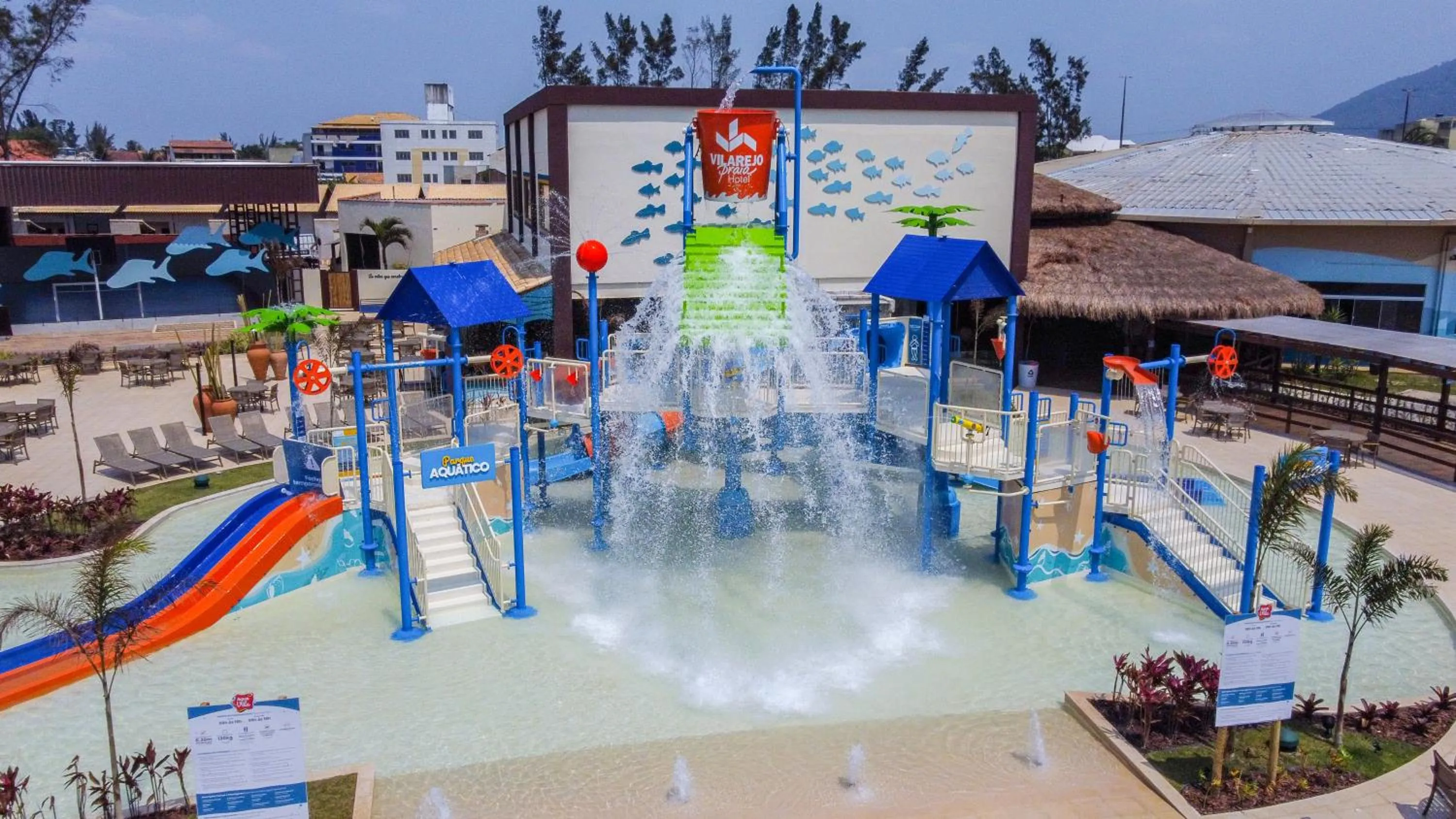 Aqua park in Hotel Vilarejo Praia All Inclusive