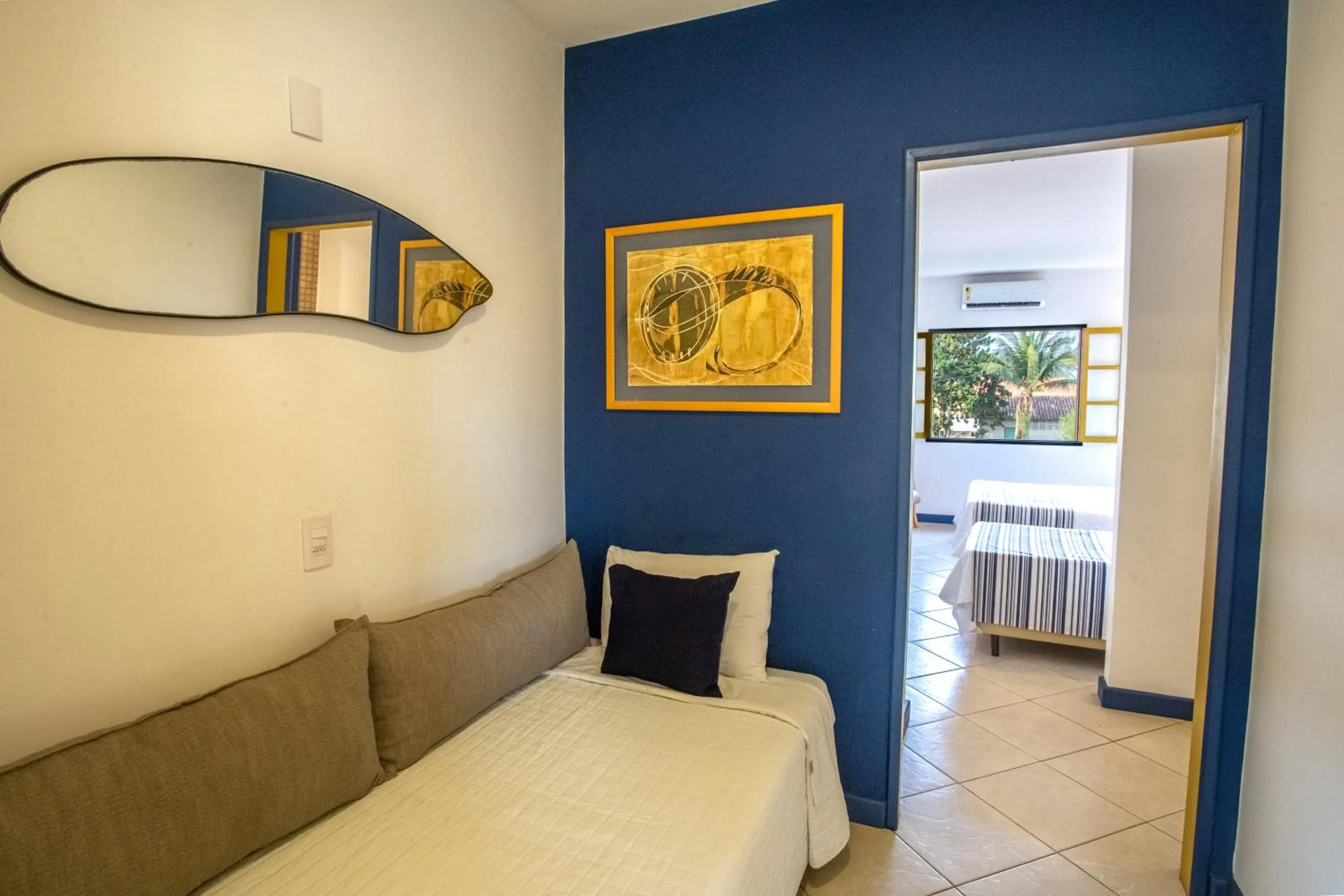 Bed in Hotel Vilarejo Praia All Inclusive