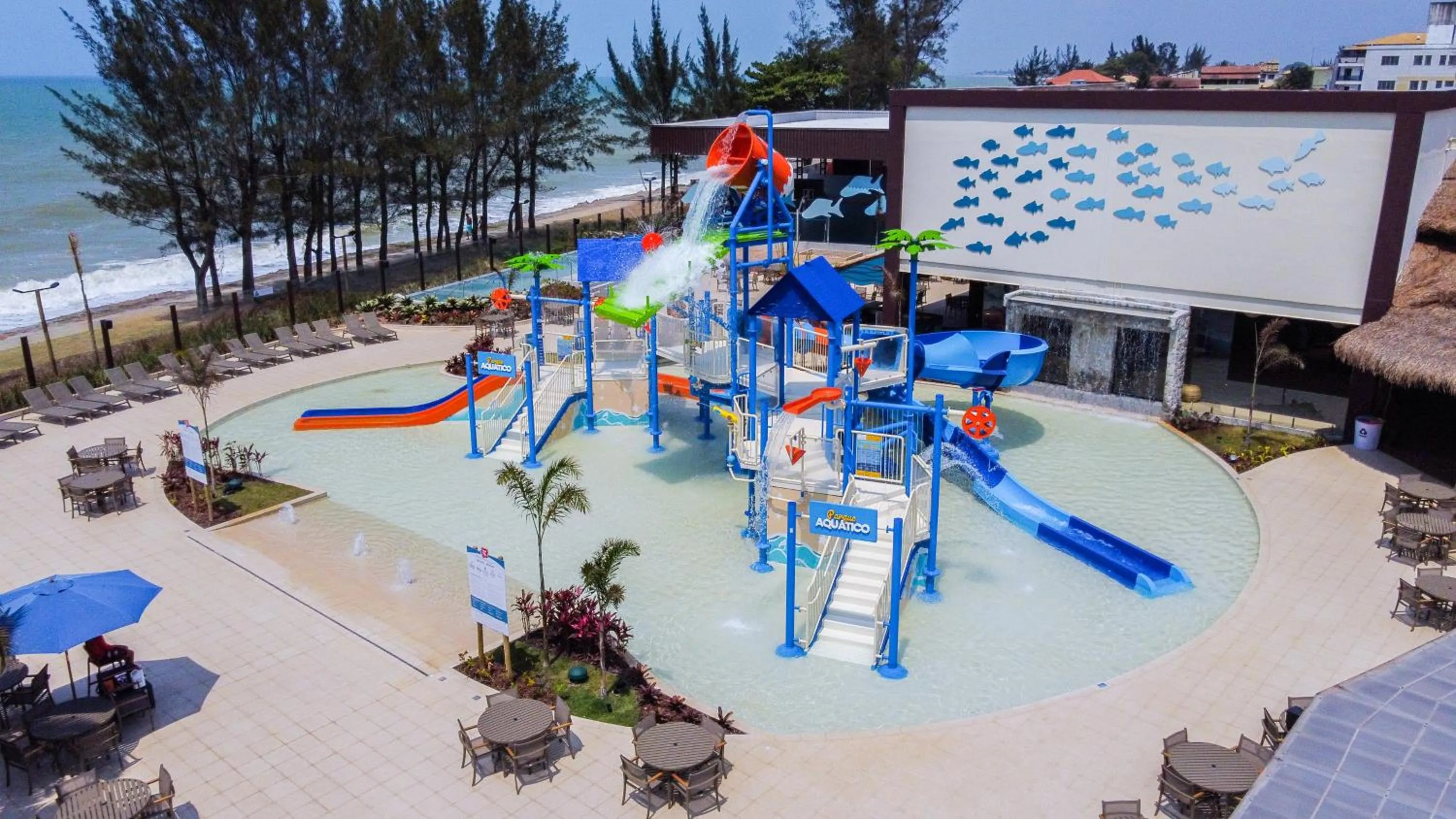 Aqua park in Hotel Vilarejo Praia All Inclusive