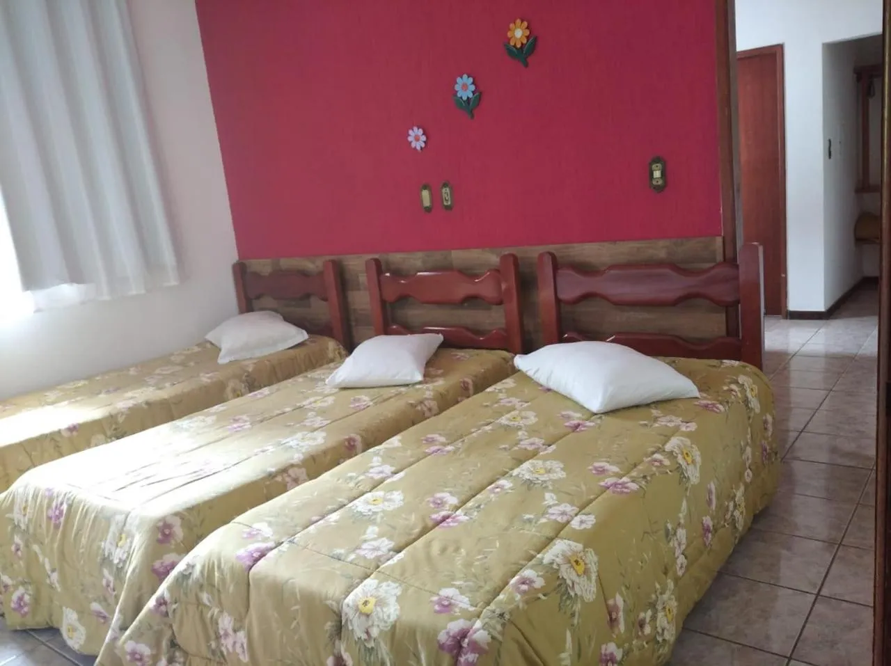 Bed in Pousada Aconchego de Minas